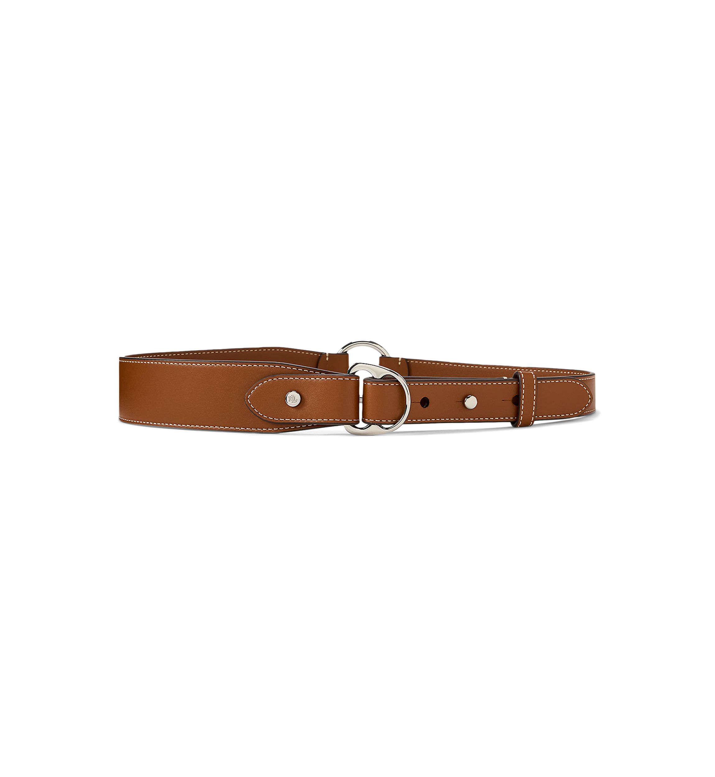 Equestrian D-Ring Leather Belt
