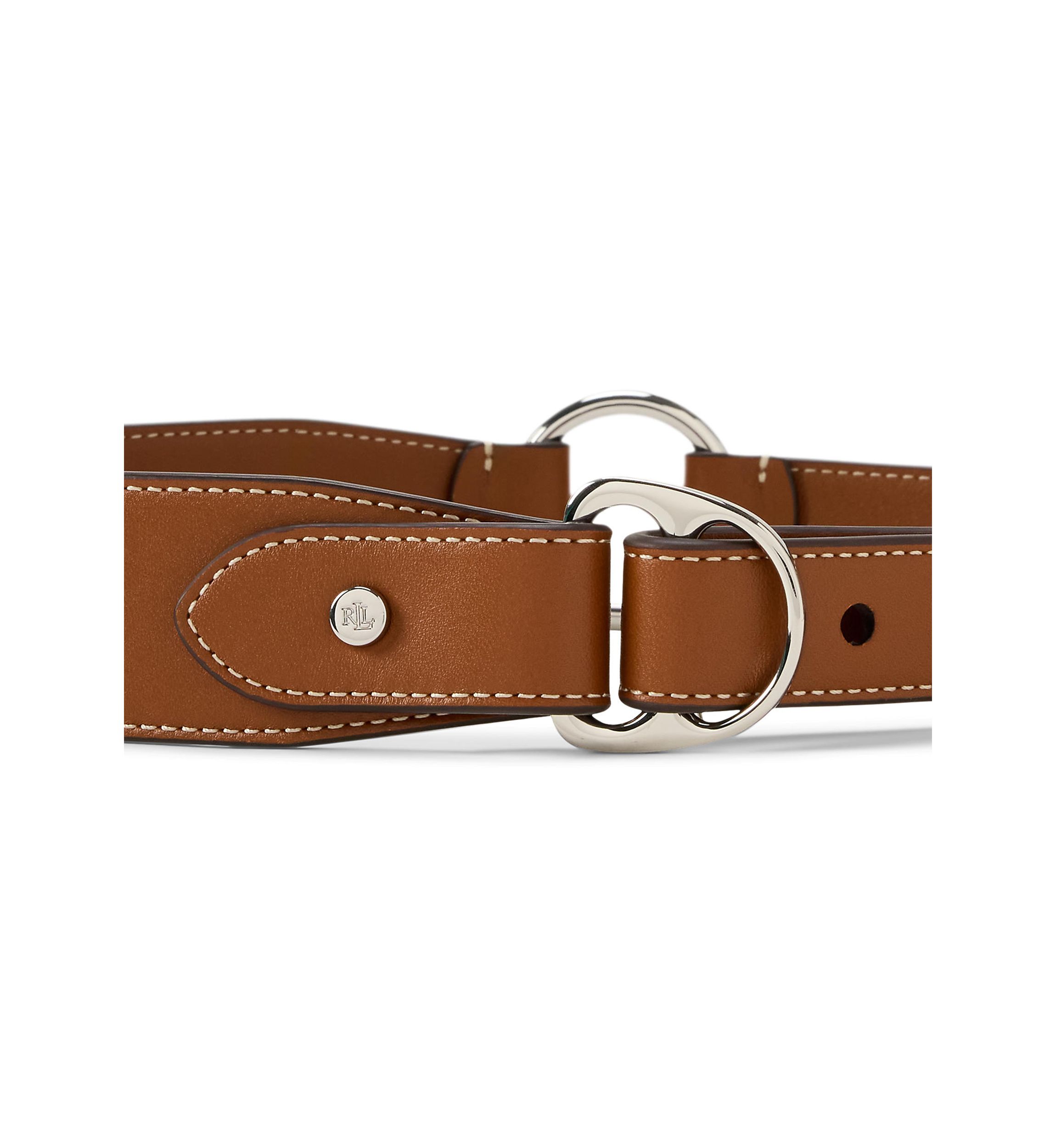 Equestrian D-Ring Leather Belt