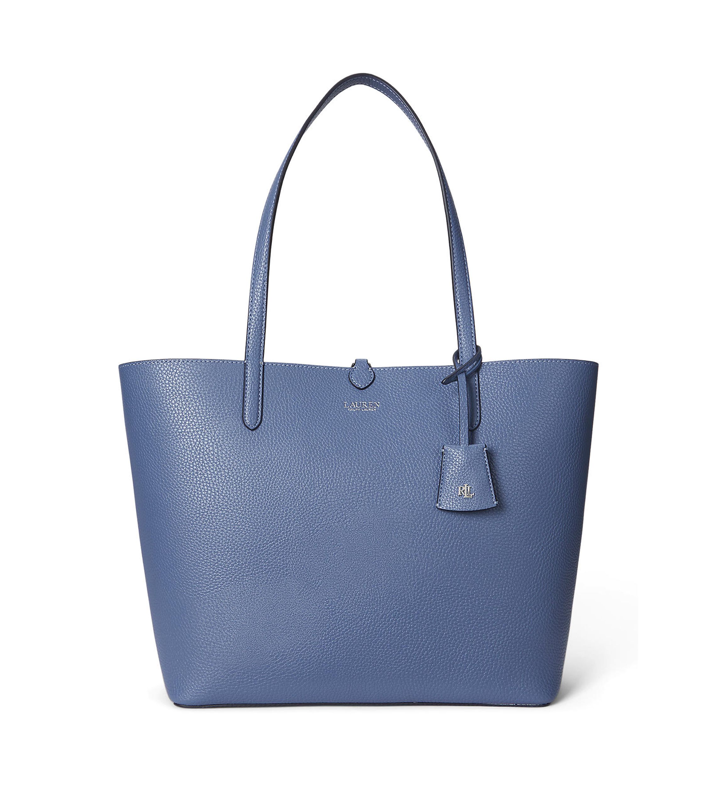 Faux-Leather Large Reversible Tote Bag