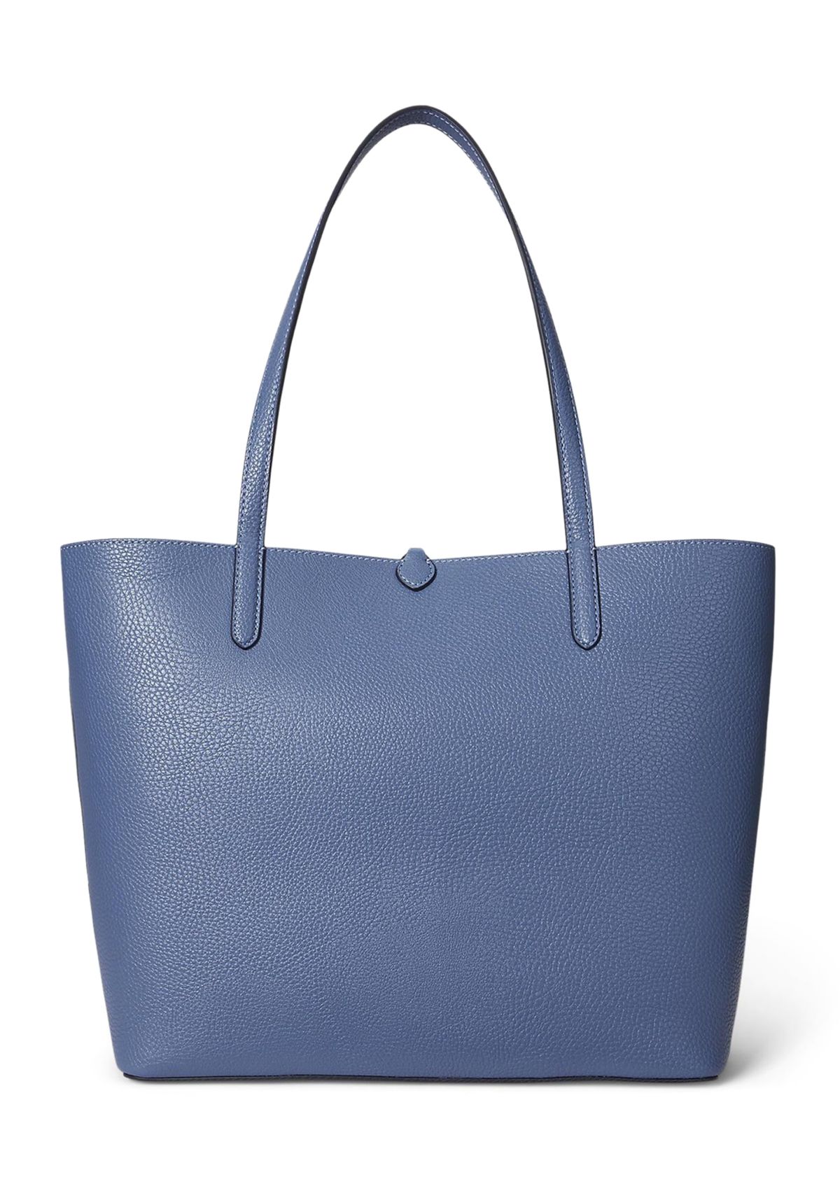 Faux-Leather Large Reversible Tote Bag