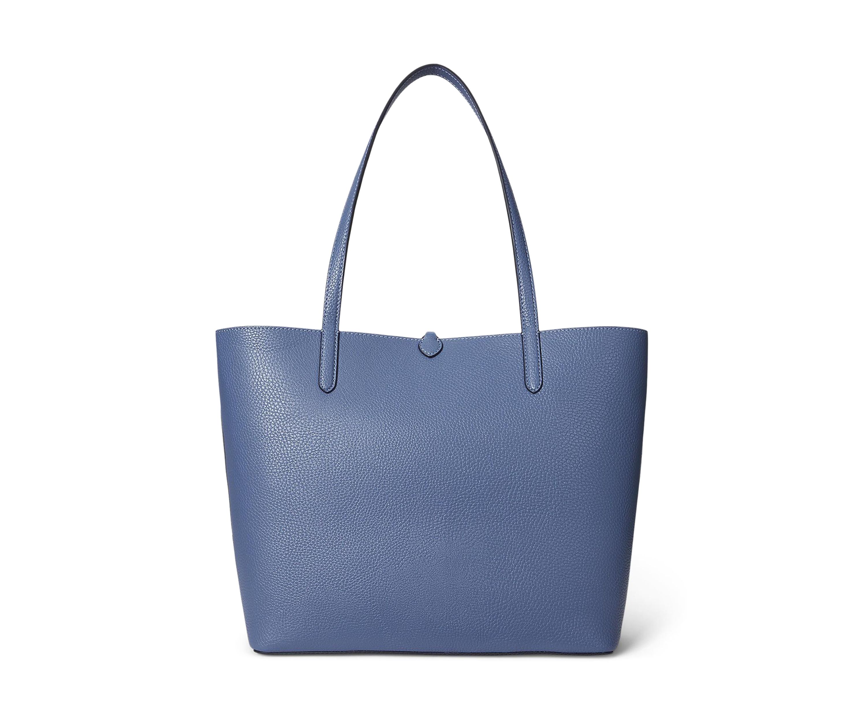 Faux-Leather Large Reversible Tote Bag