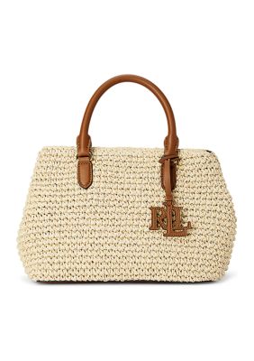特別価格！ Ralph Lauren Mini Marcy II Crochet-Straw Satchel Lauren Ralph Lauren Crochet-Straw Mini Marcy II Satchel | belk