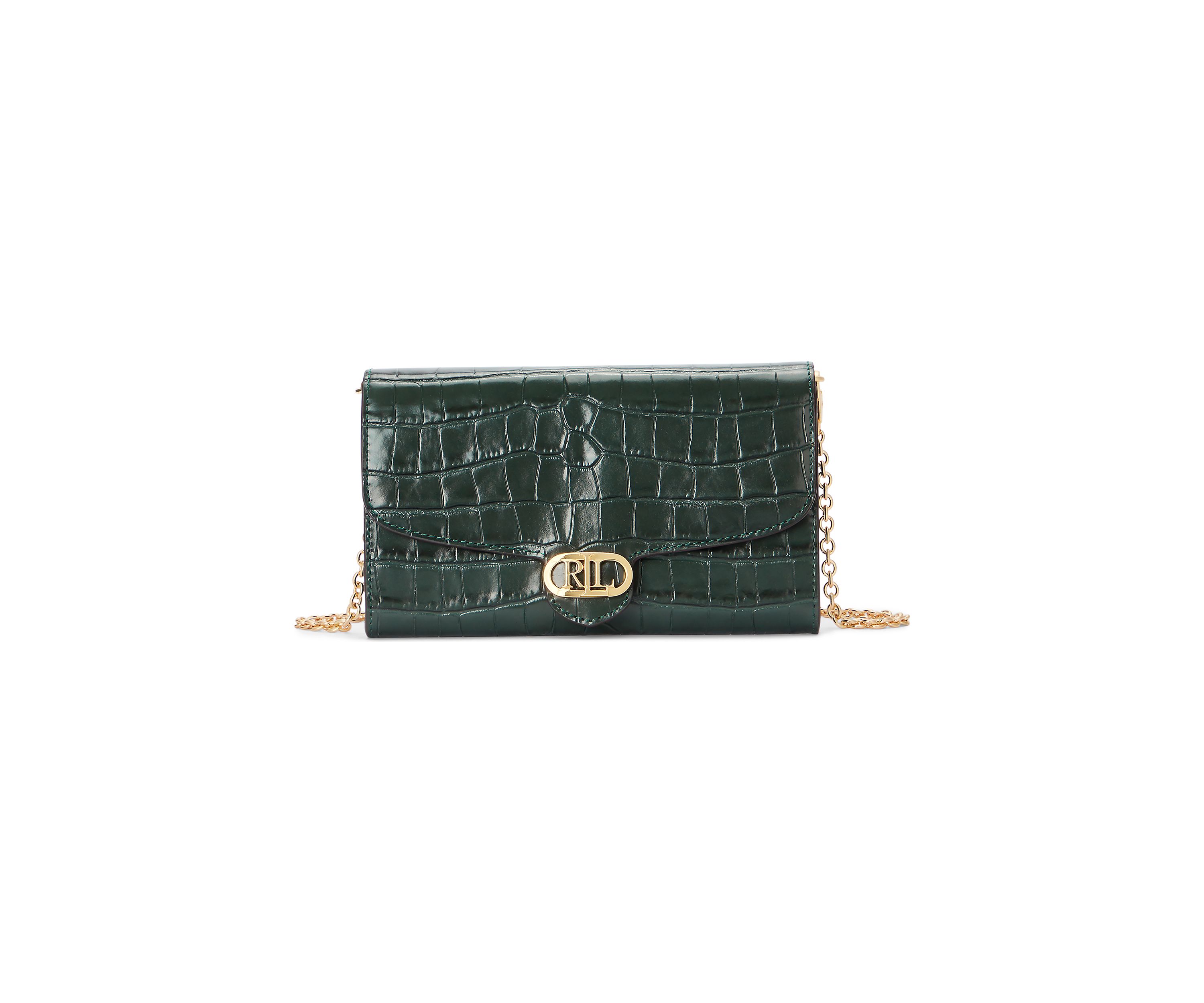 Embossed Leather Adair Small Crossbody