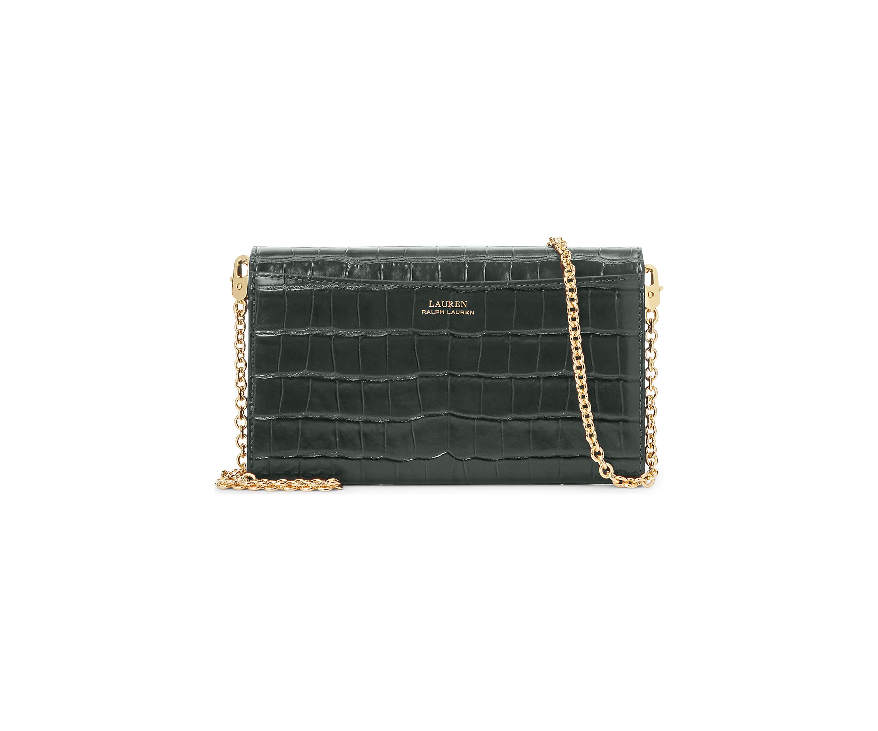 Embossed Leather Adair Small Crossbody