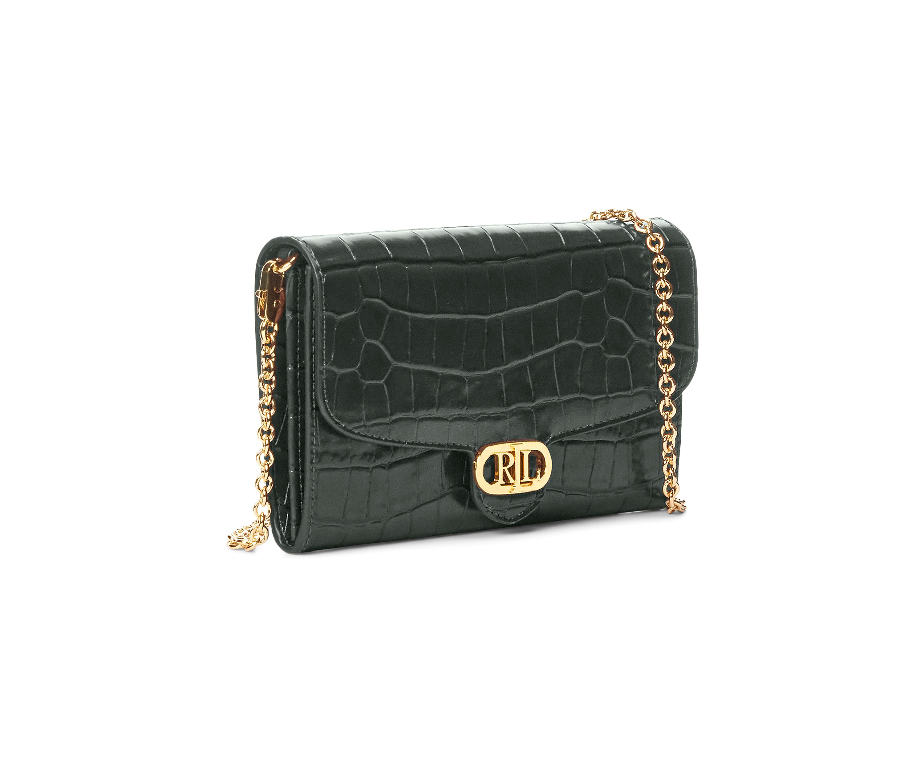 Embossed Leather Adair Small Crossbody