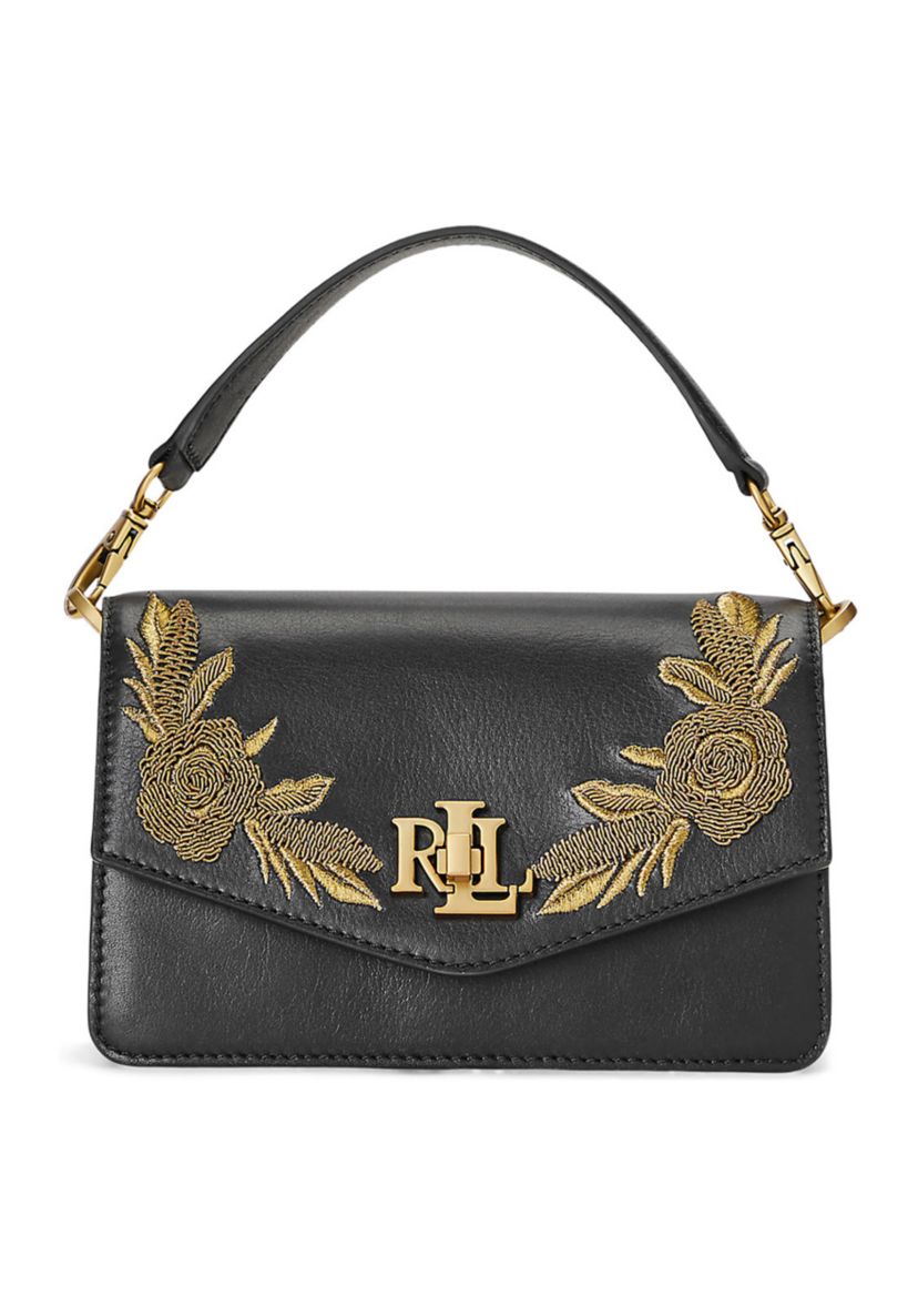 Bullion Leather Small Tayler Crossbody Bag