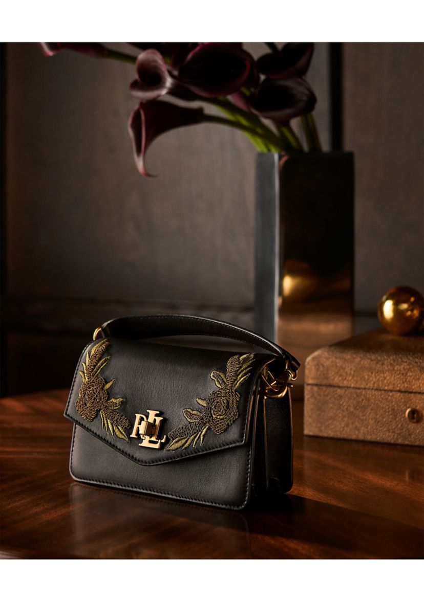 Bullion Leather Small Tayler Crossbody Bag