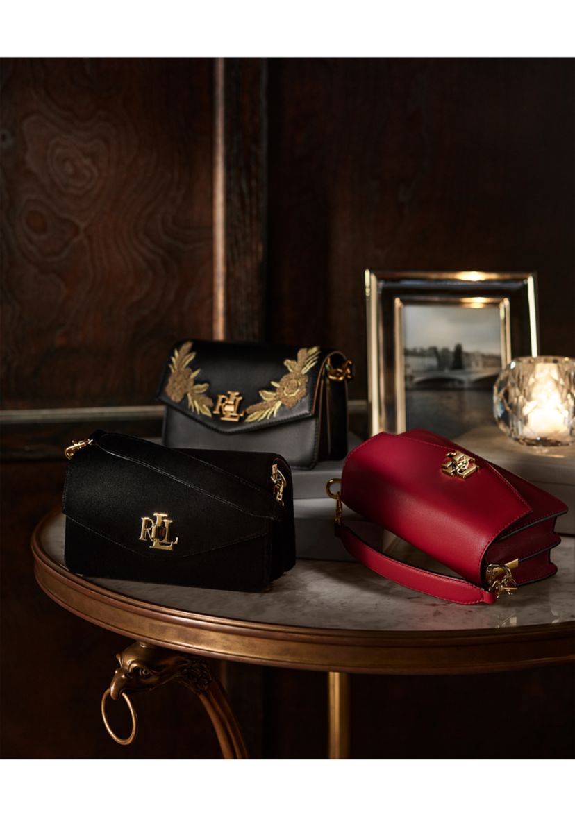 Bullion Leather Small Tayler Crossbody Bag