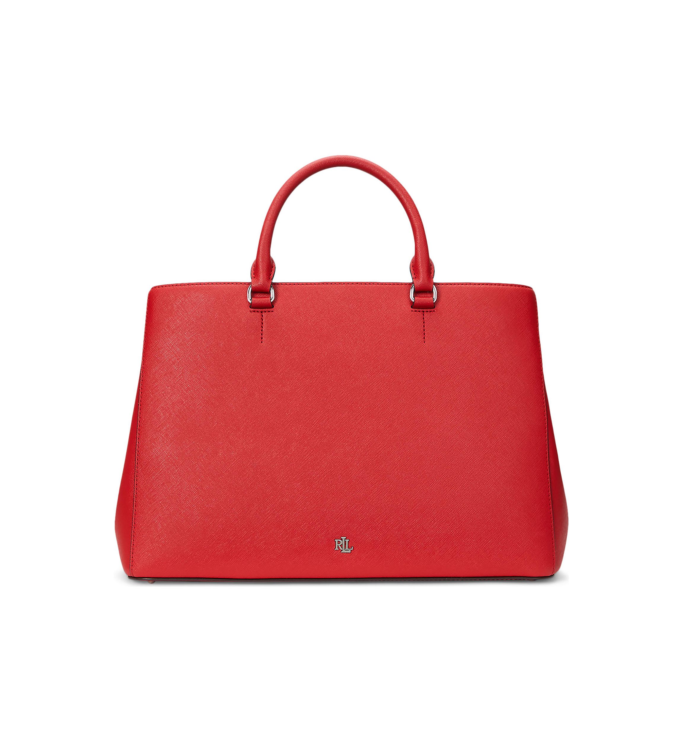 Crosshatch Leather Large Hanna Satchel