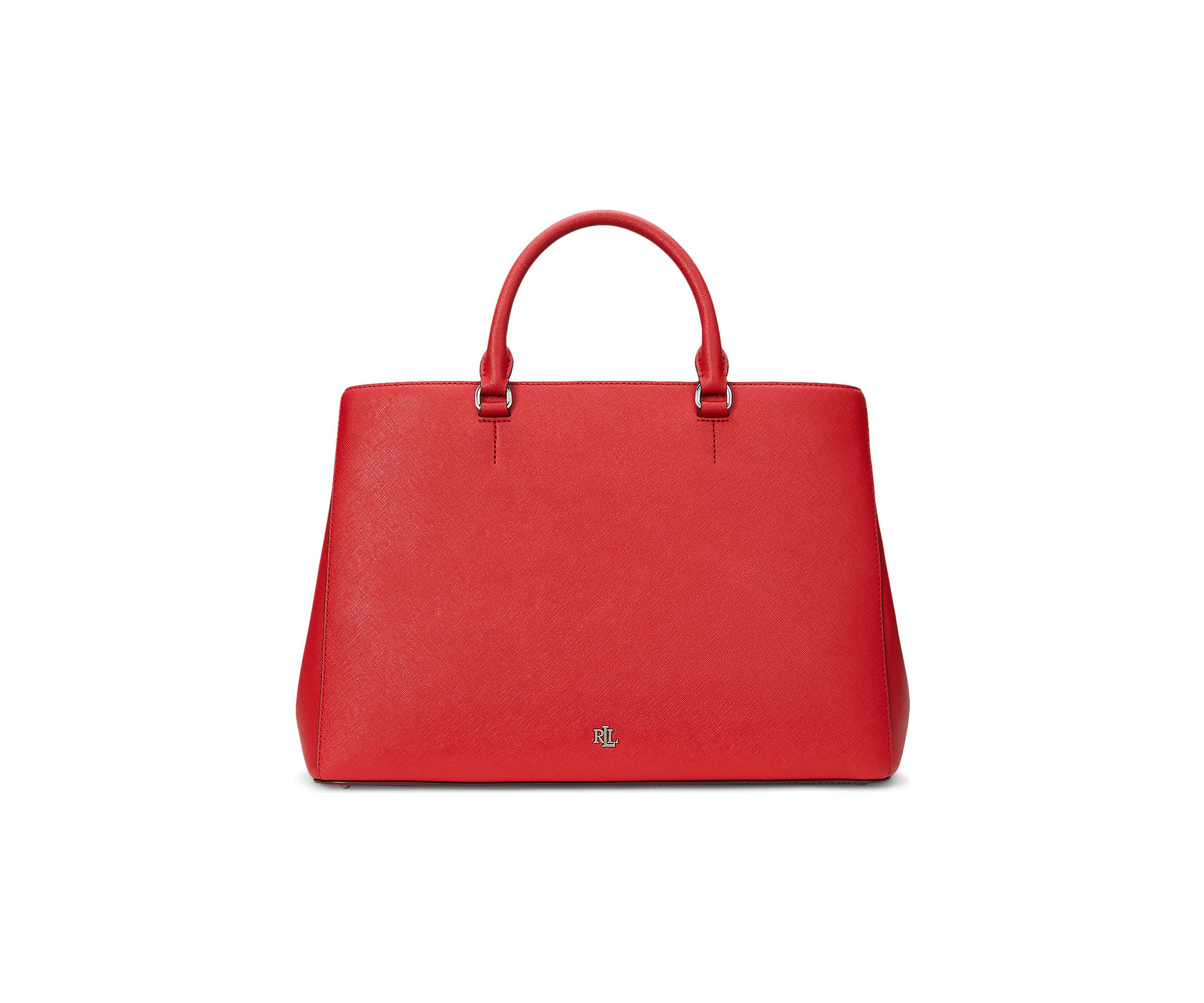 Crosshatch Leather Large Hanna Satchel