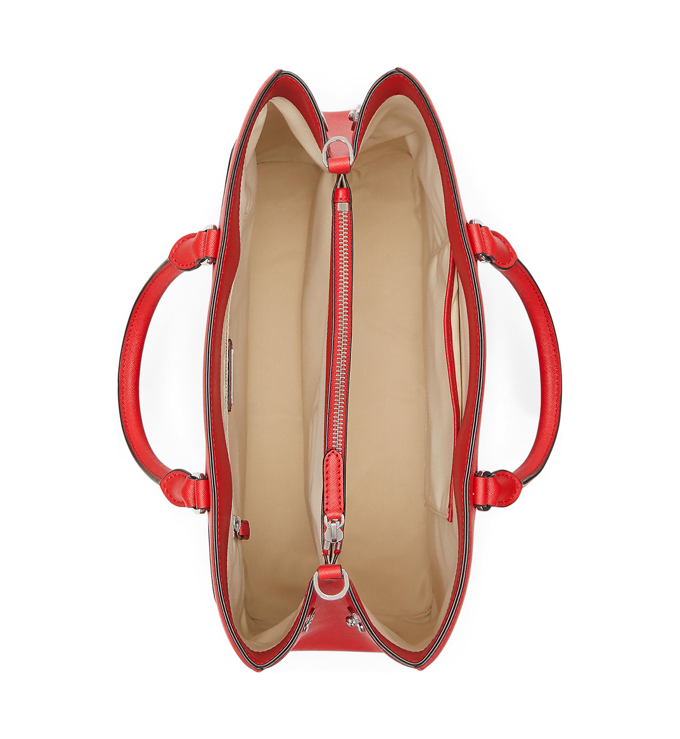 Crosshatch Leather Large Hanna Satchel