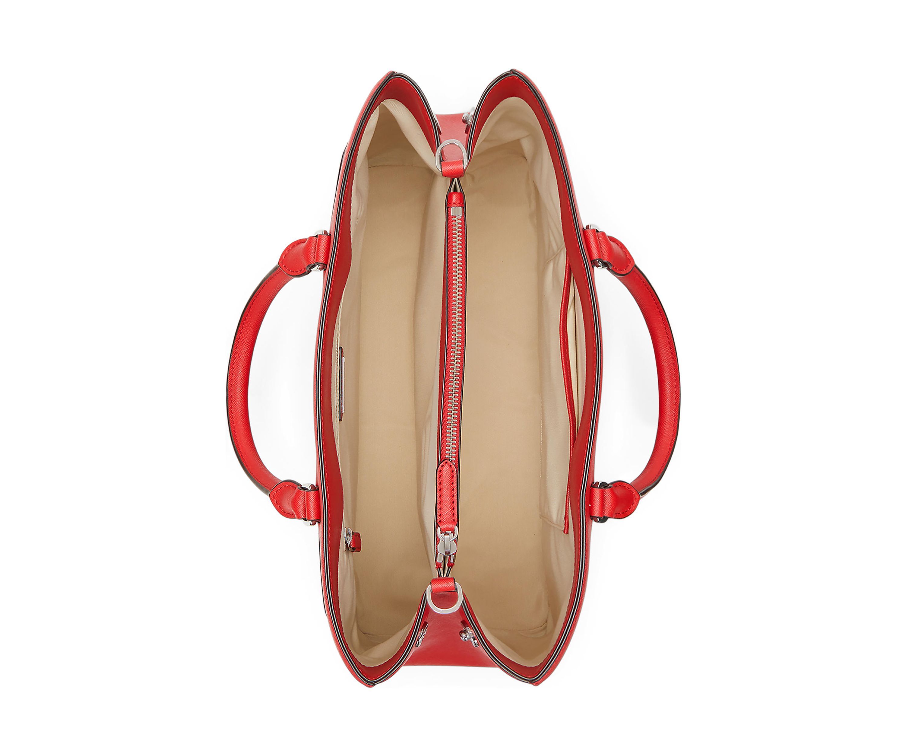 Crosshatch Leather Large Hanna Satchel