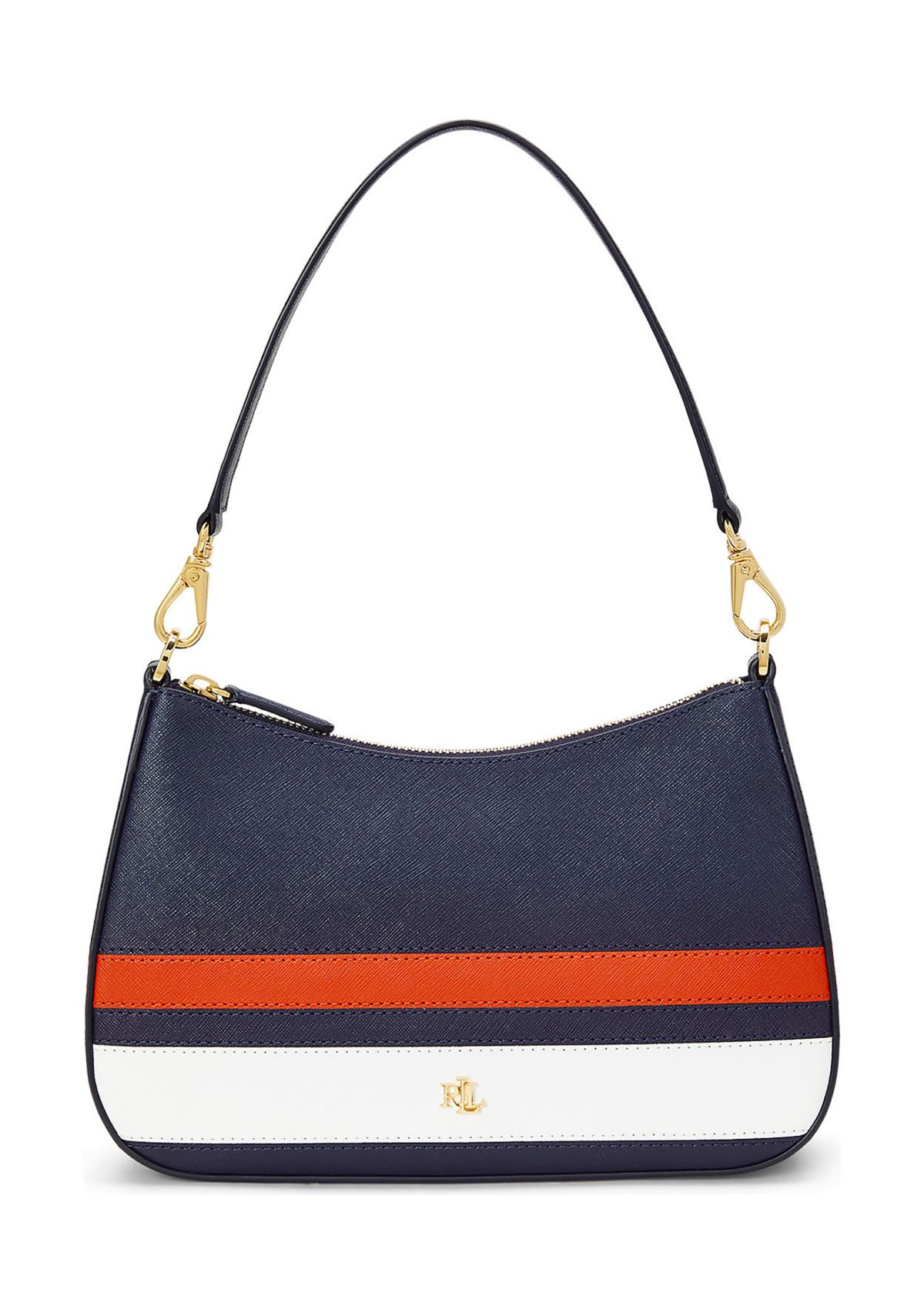 Striped Leather Medium Danni Bag