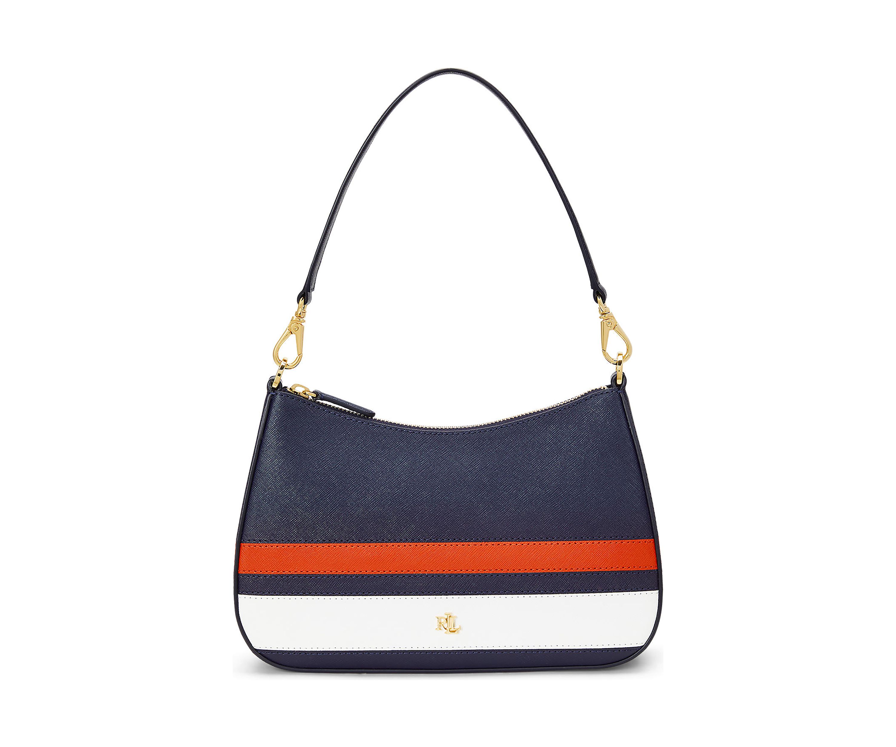 Striped Leather Medium Danni Bag