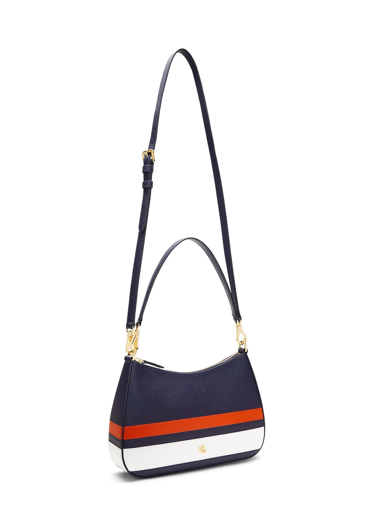 Striped Leather Medium Danni Bag