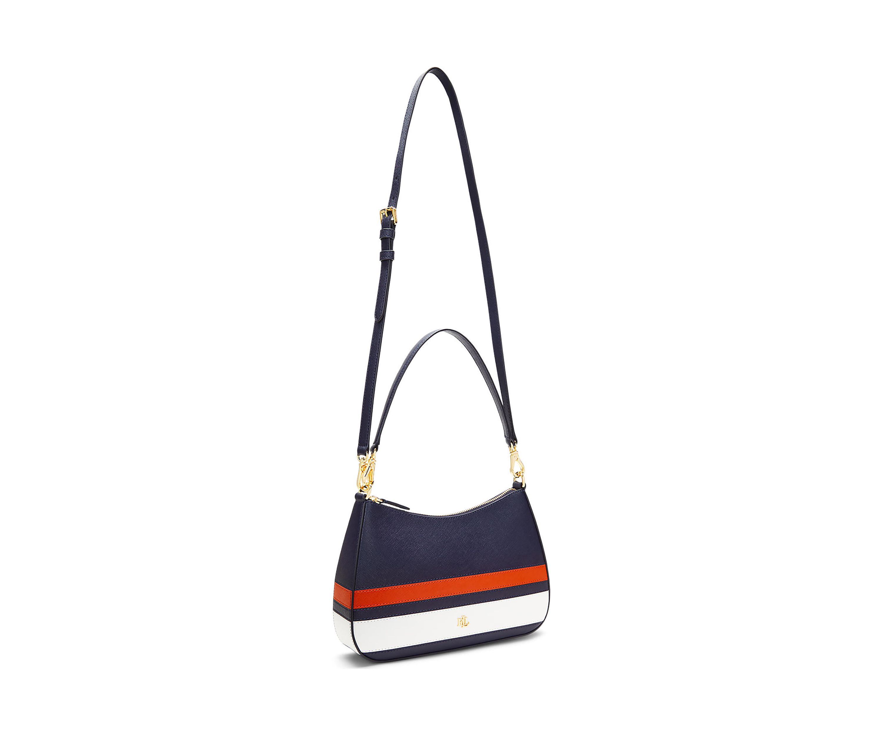 Striped Leather Medium Danni Bag