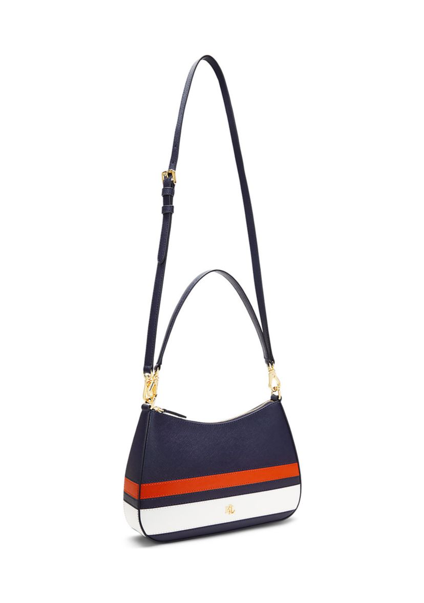 Striped Leather Medium Danni Bag