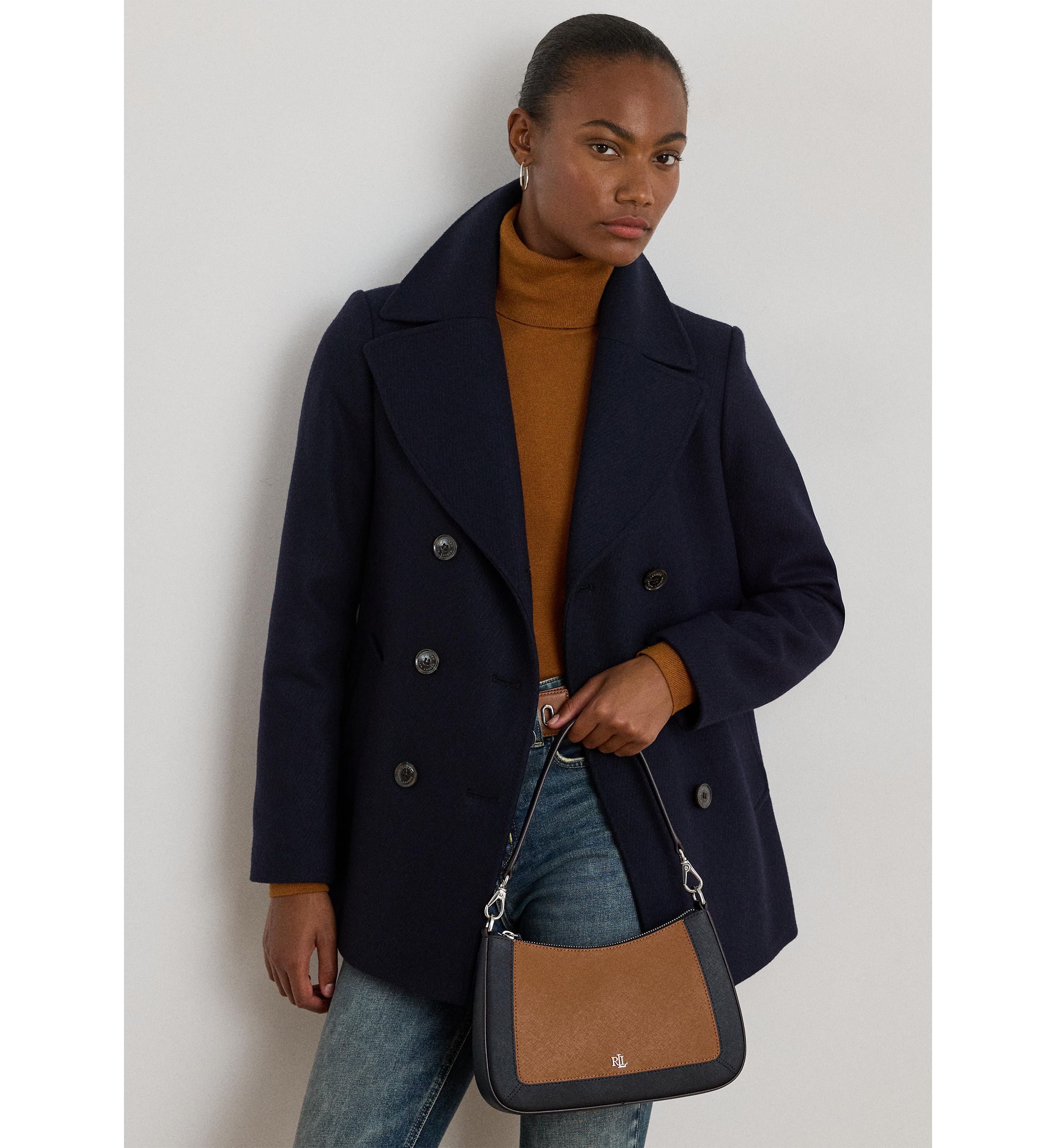 Striped Leather Medium Danni Bag