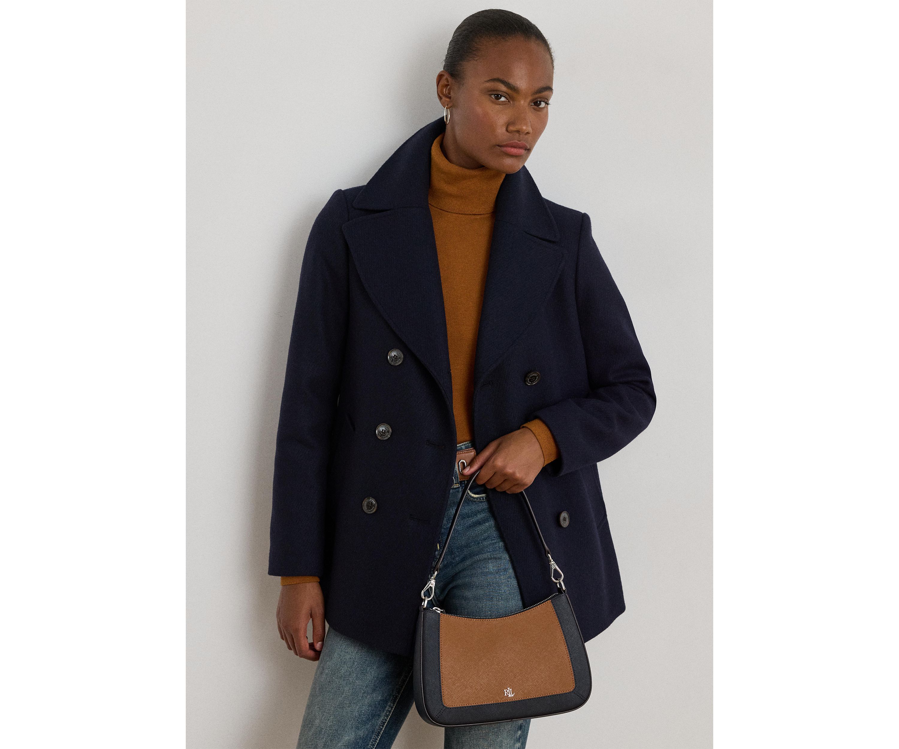Striped Leather Medium Danni Bag