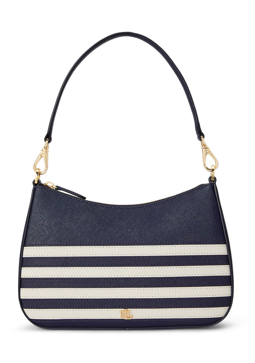 Striped Leather Medium Danni Bag
