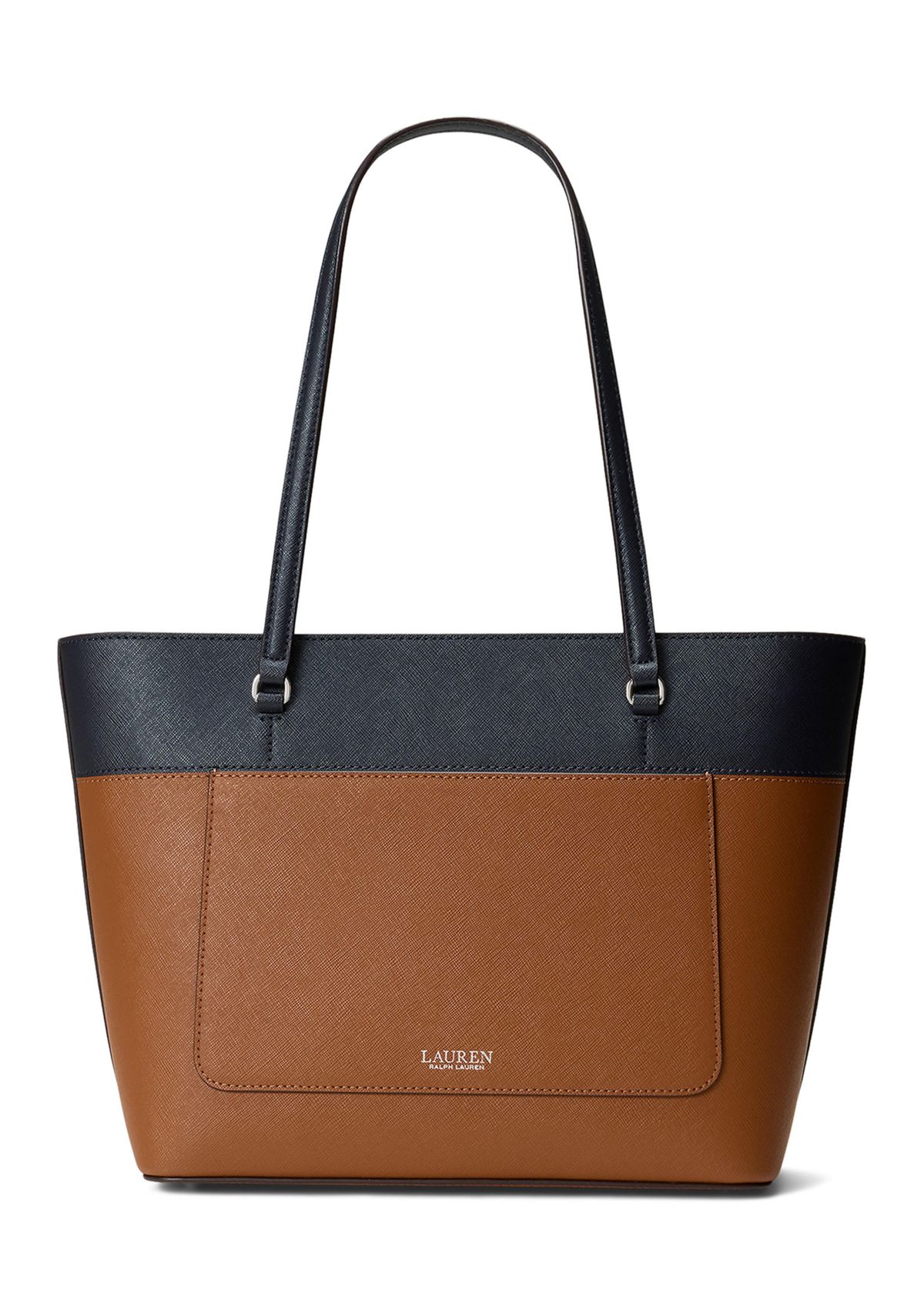 Striped Leather Medium Karly Tote Bag