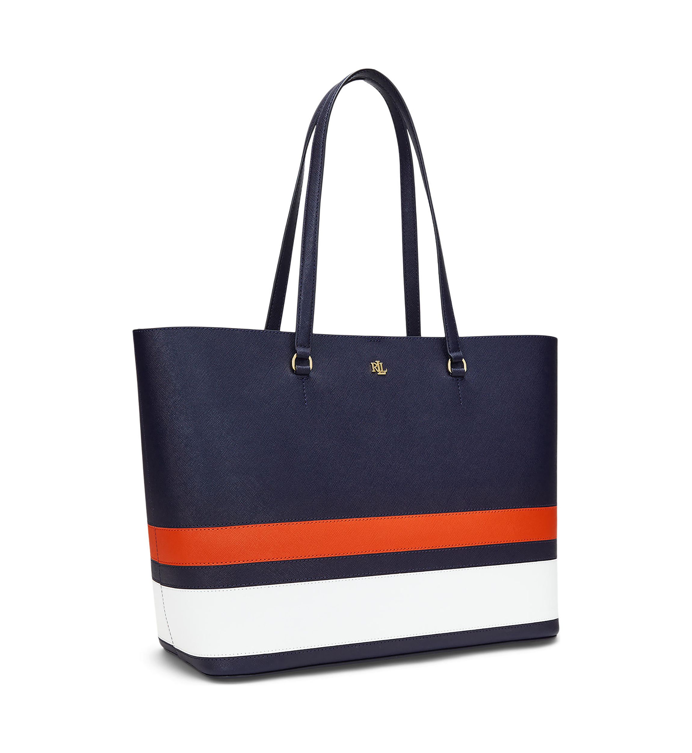Crosshatch Leather Large Karly Tote Bag