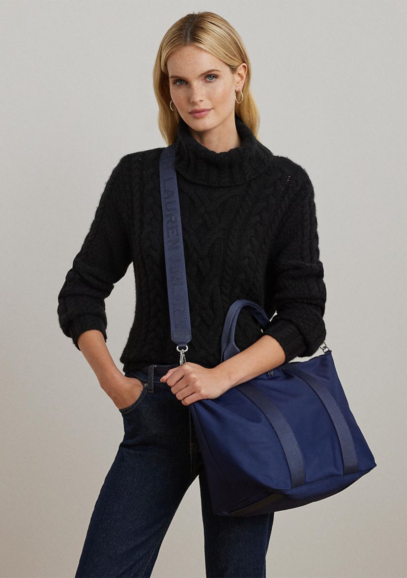 Nylon Extra Large Stevie Tote Bag