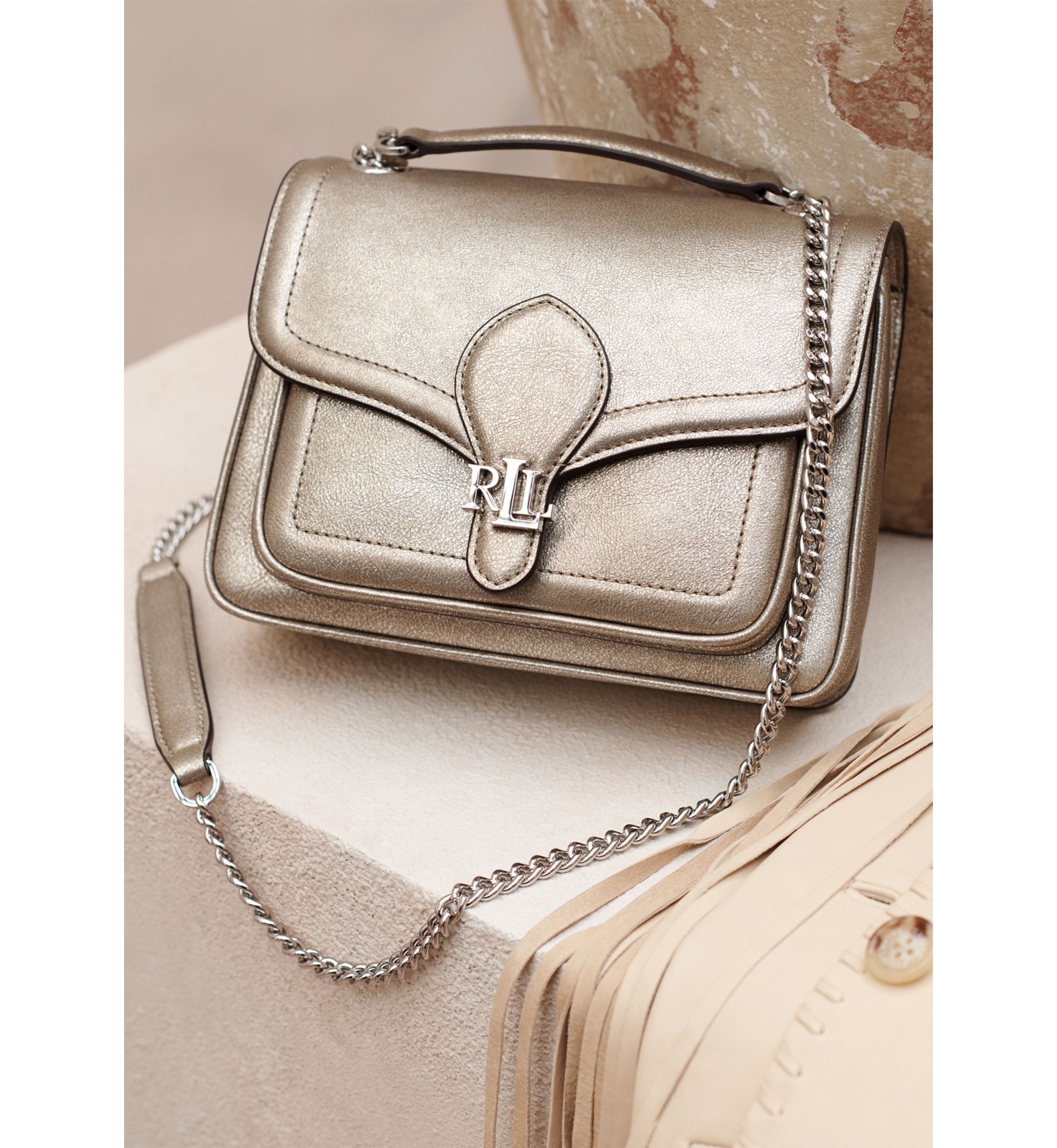 Metallic Small Bradley Convertible Bag