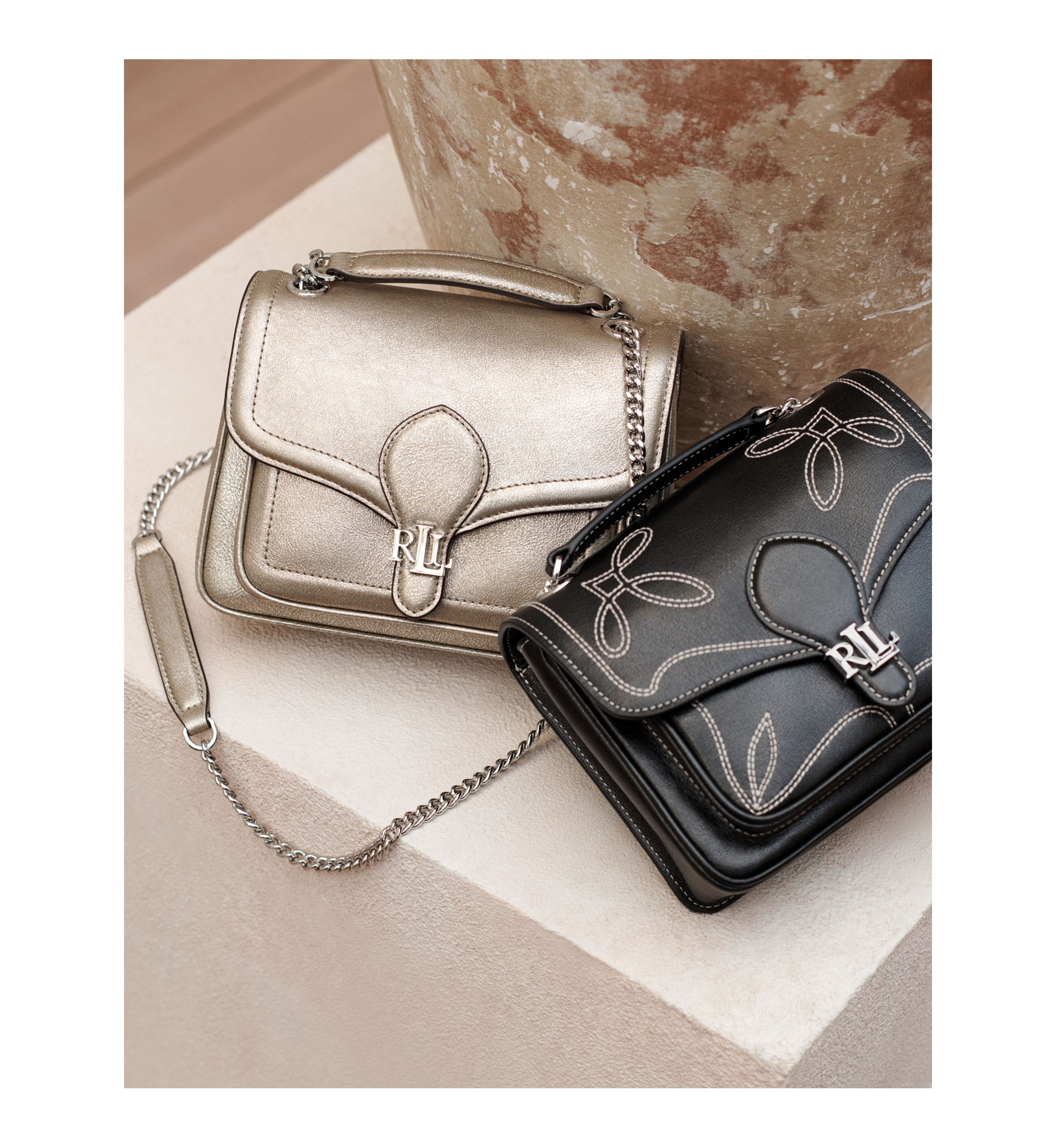 Metallic Small Bradley Convertible Bag