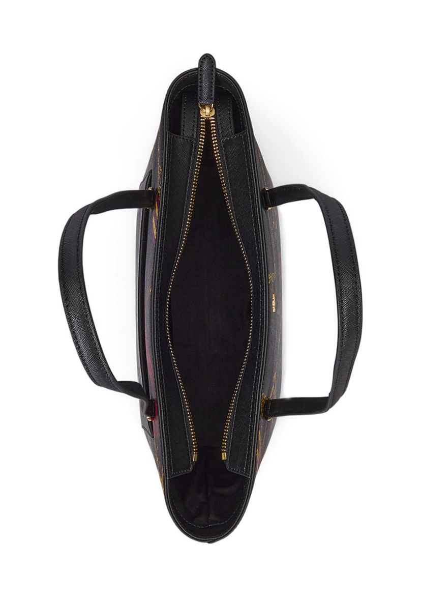 Houndstooth Medium Karly Tote Bag