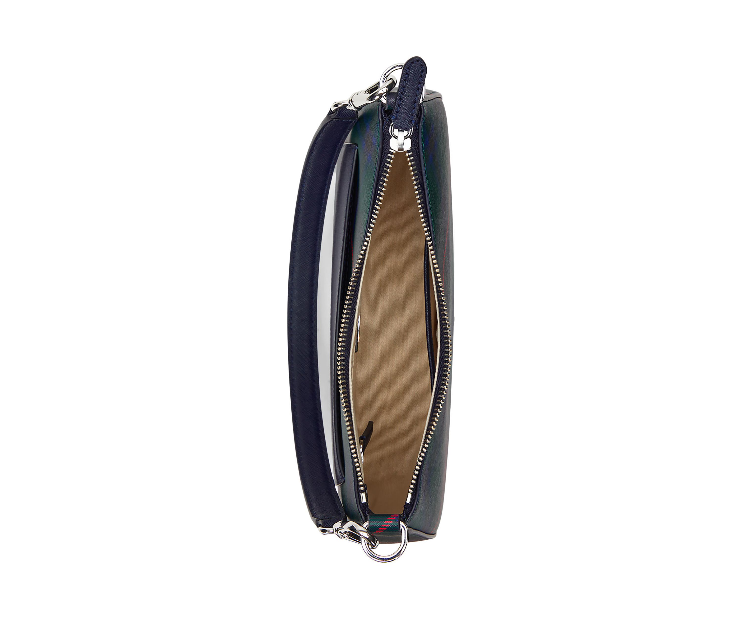 Pinstripe Leather Medium Danni Bag