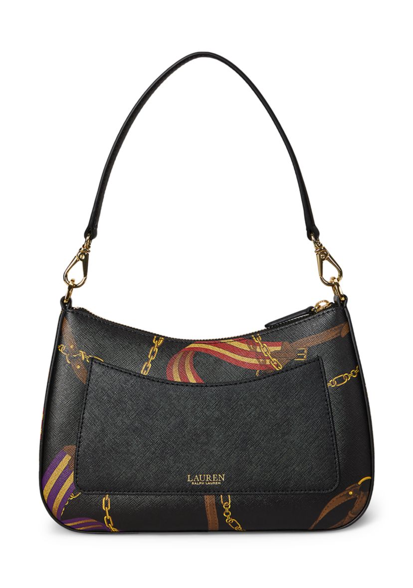 Pinstripe Leather Medium Danni Bag