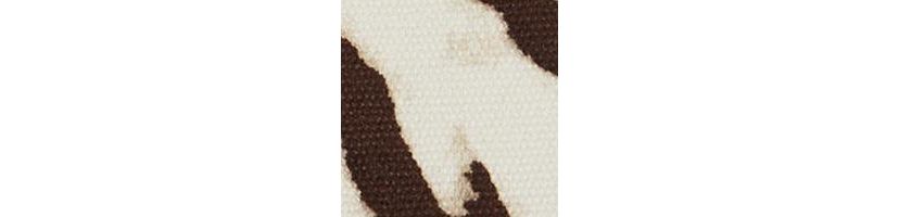 Zebra-Print Canvas Large Devyn Tote Bag