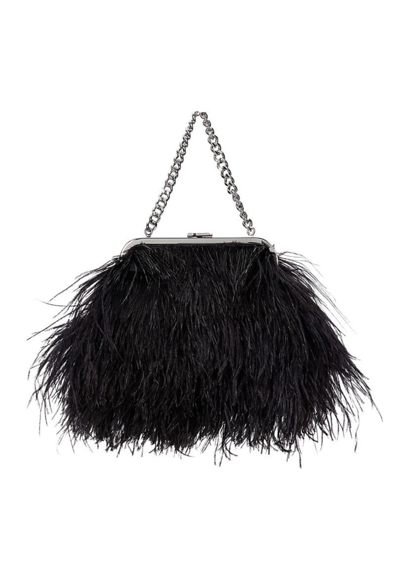 Feather Small Hollie Clutch