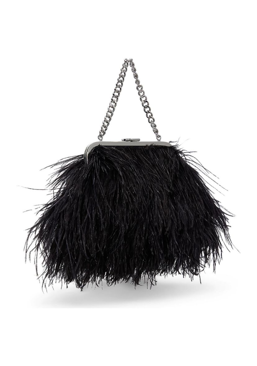 Feather Small Hollie Clutch