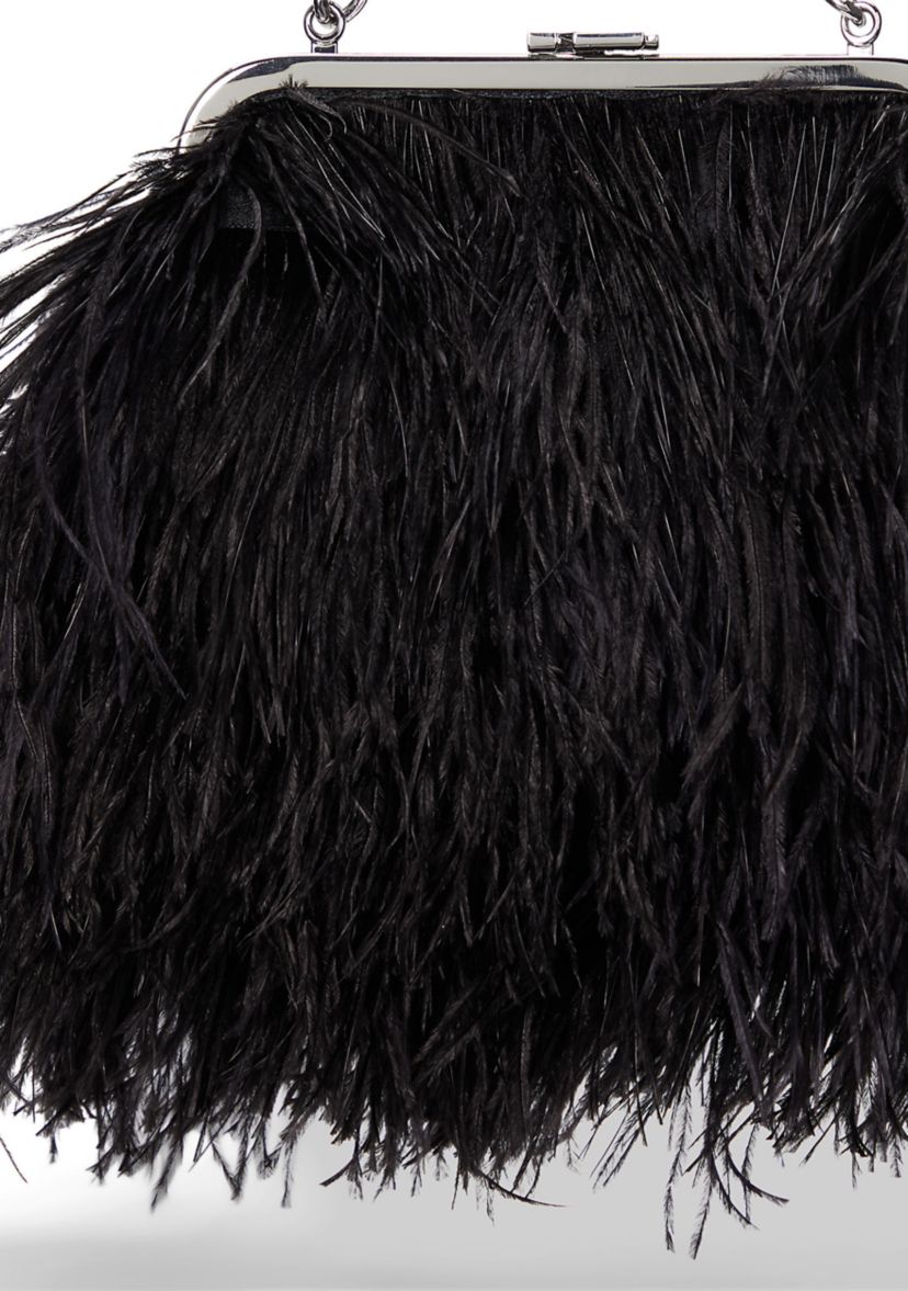 Feather Small Hollie Clutch