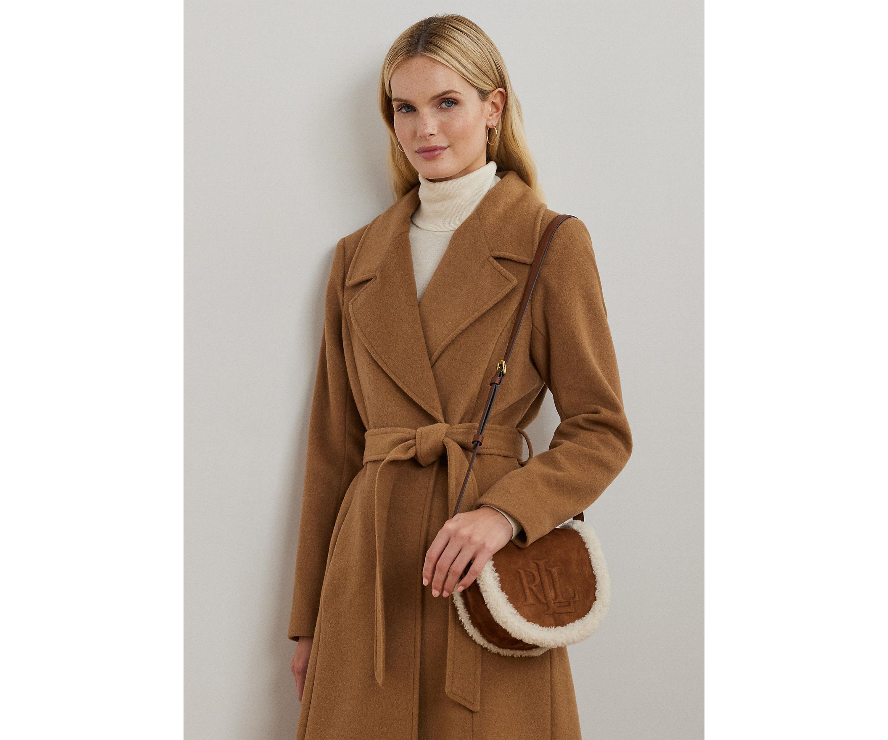 Shearling-Trim Medium Witley Crossbody