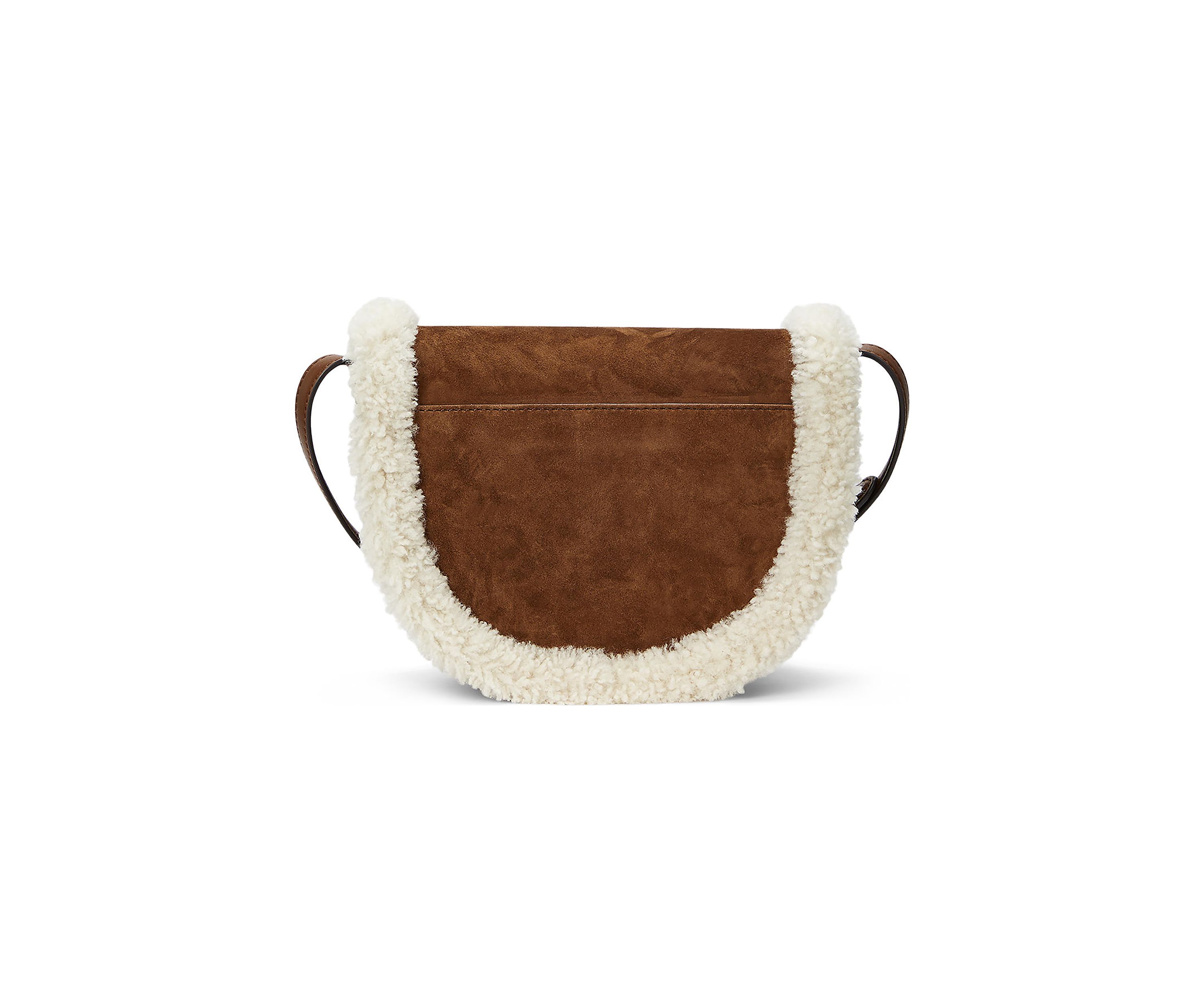 Shearling-Trim Medium Witley Crossbody