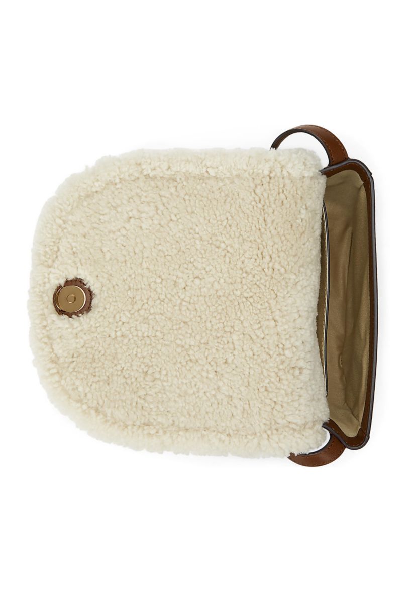 Shearling-Trim Medium Witley Crossbody