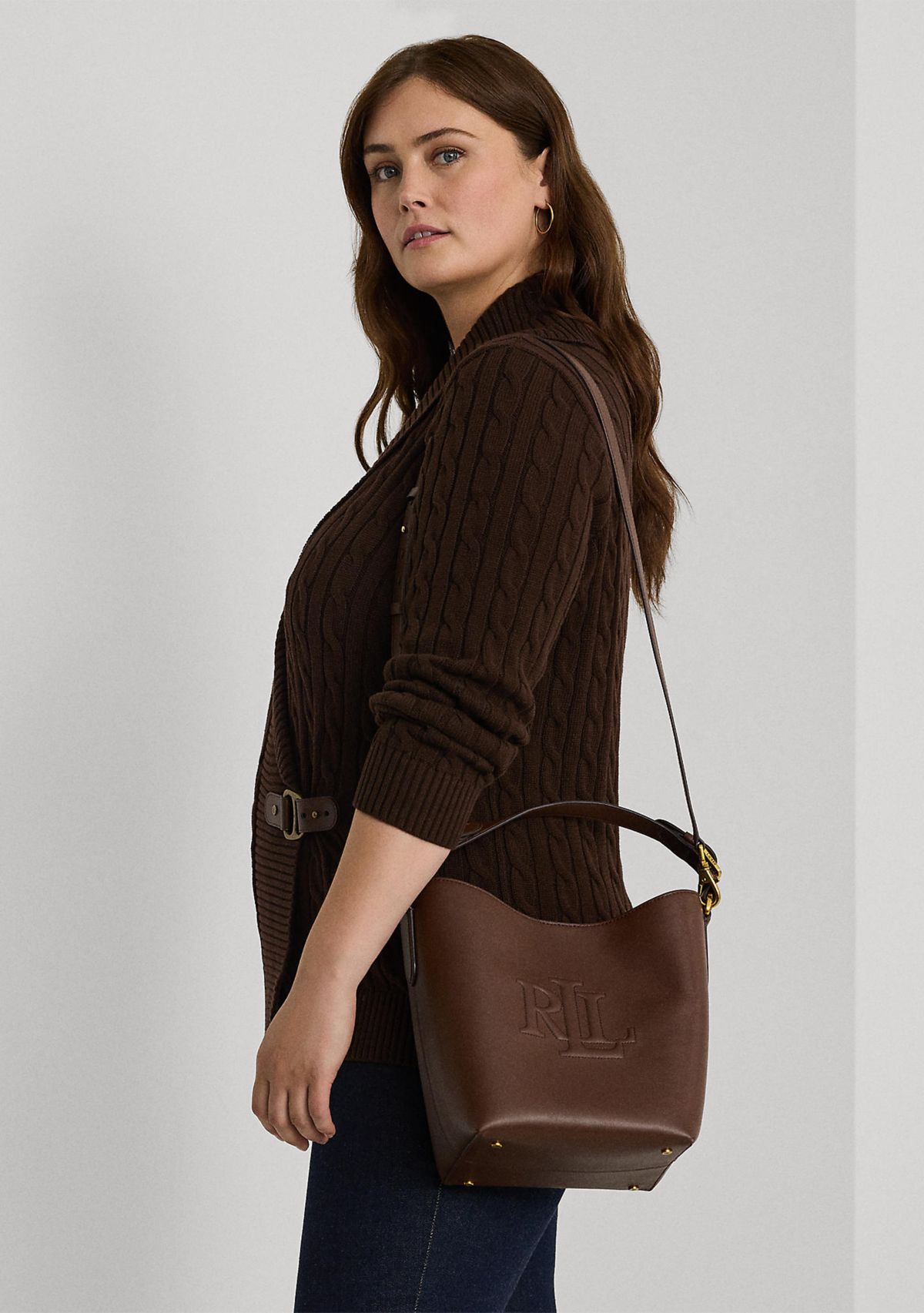 Leather Medium Witley Bucket Bag