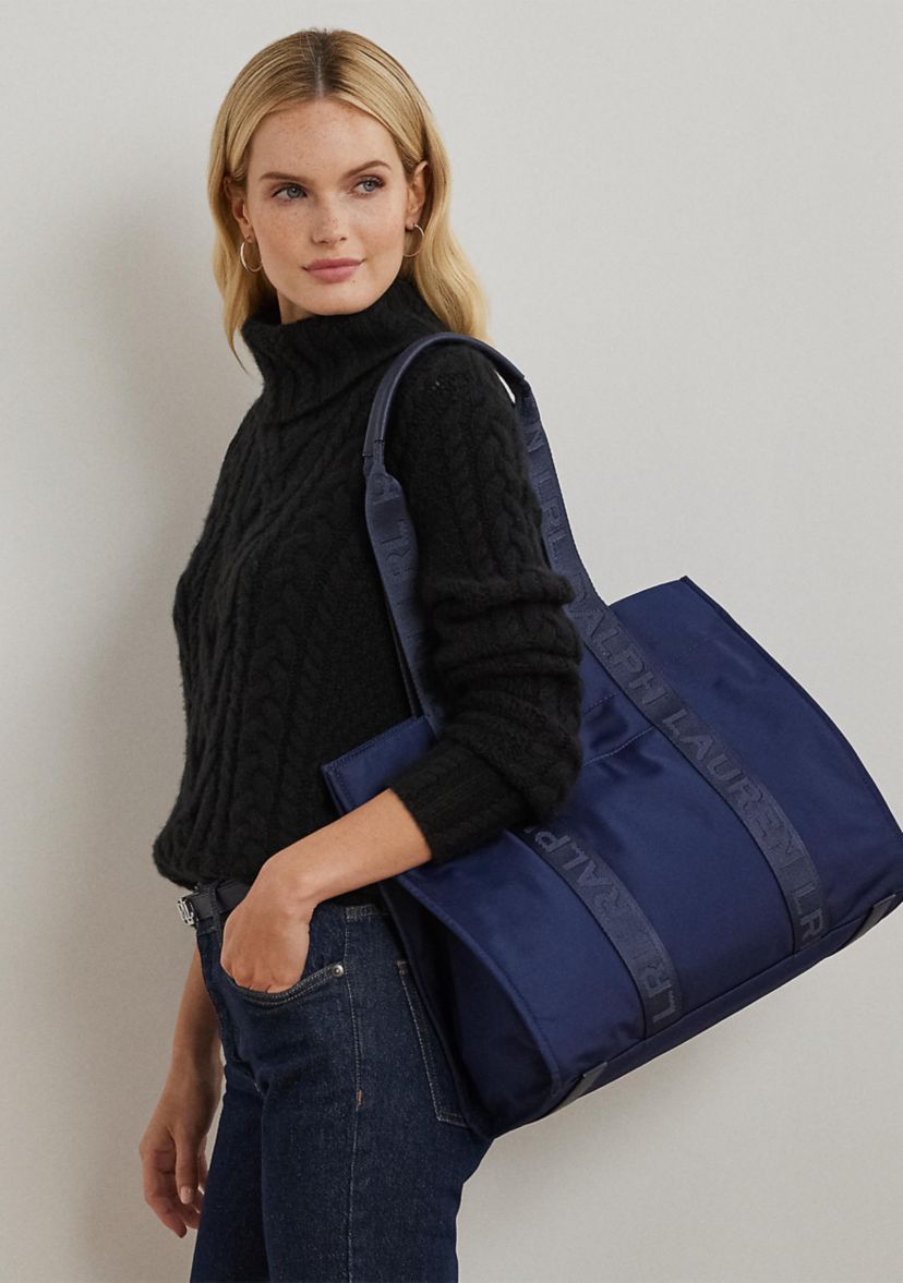 Nylon Extra Large Stevie Tote Bag