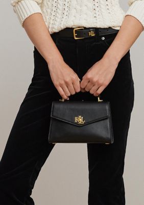 Lauren Ralph Lauren Leather Small Farrah Satchel | belk