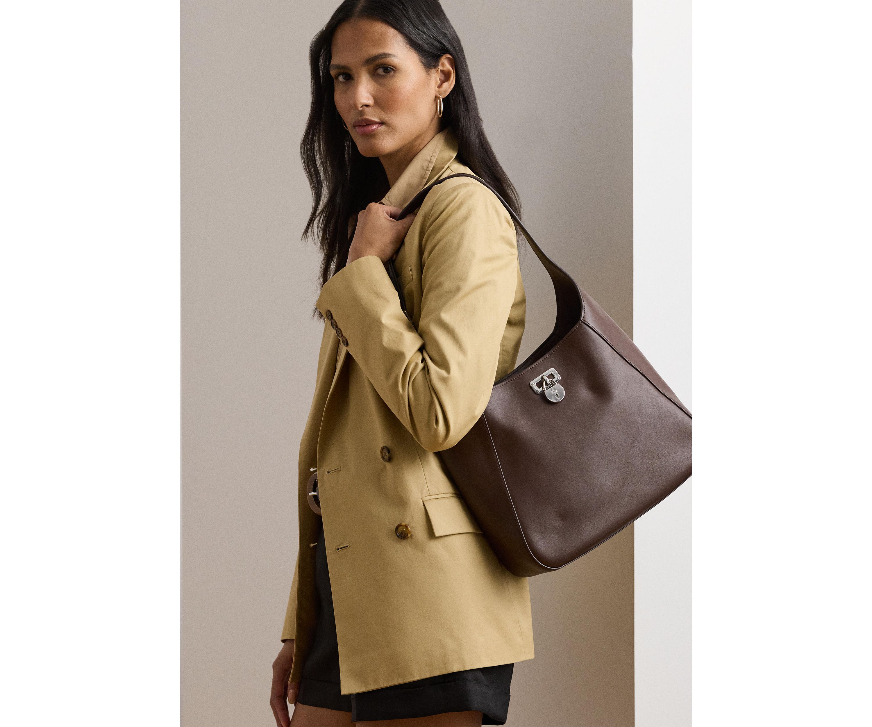 Leather Large Tanner Shoulder Bag