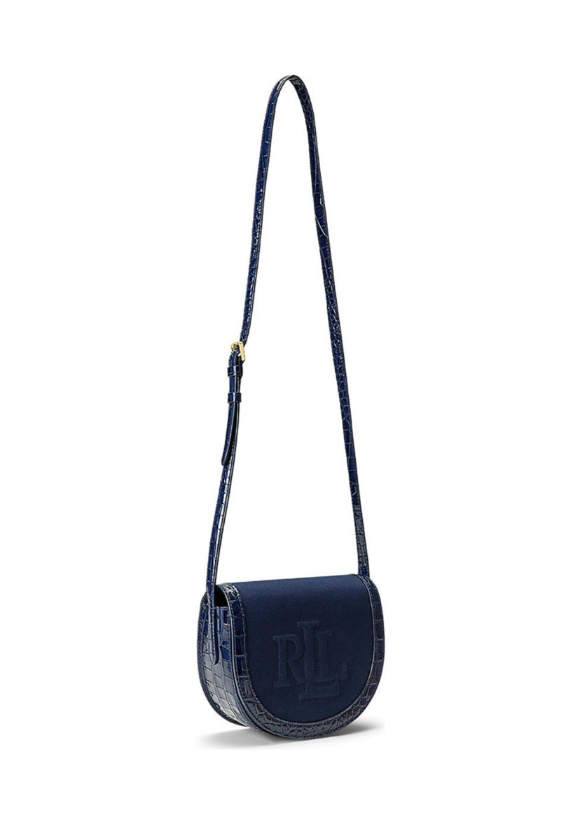 Leather and Canvas Medium Witley Crossbody
