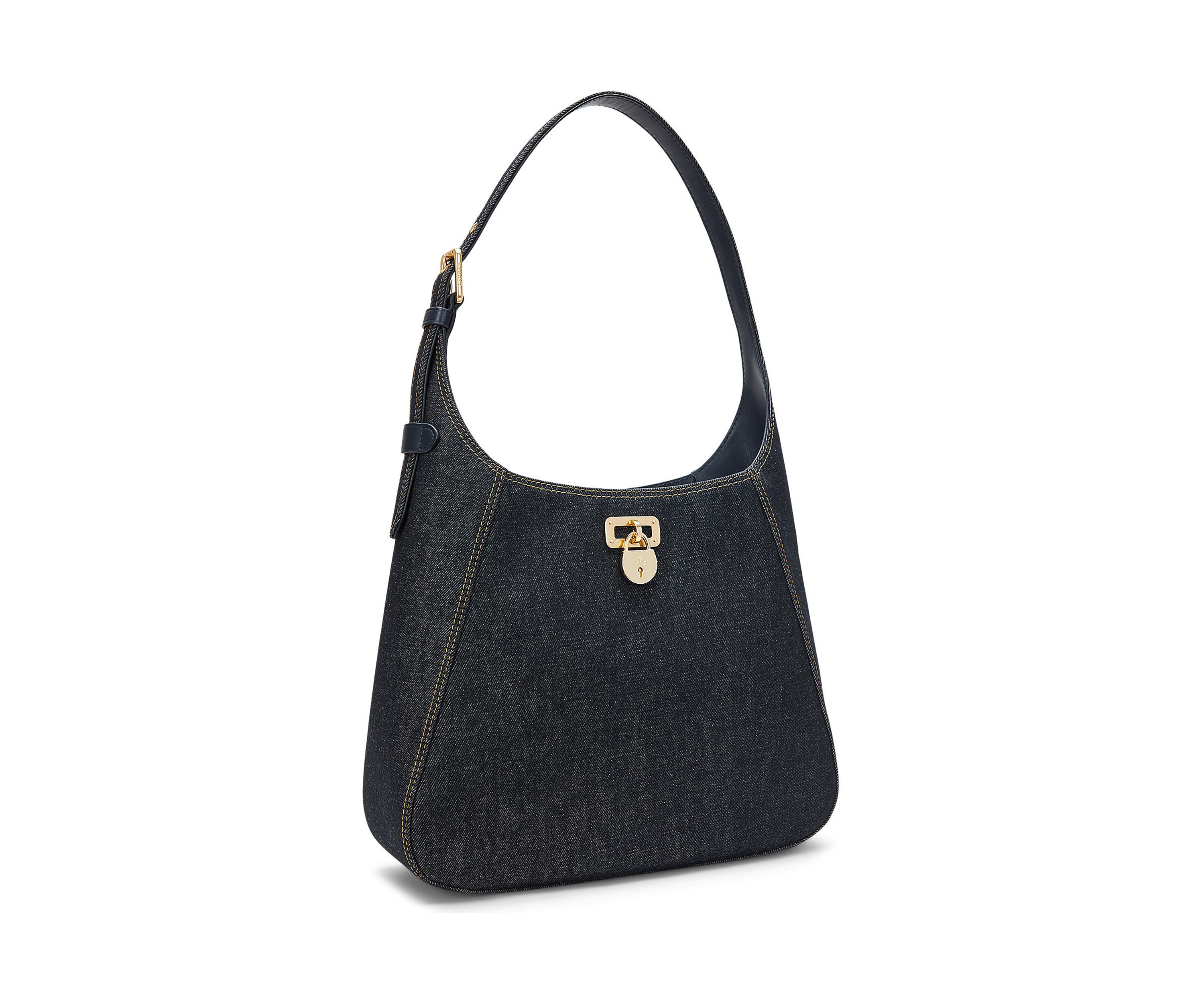 Denim Large Tanner Shoulder Bag