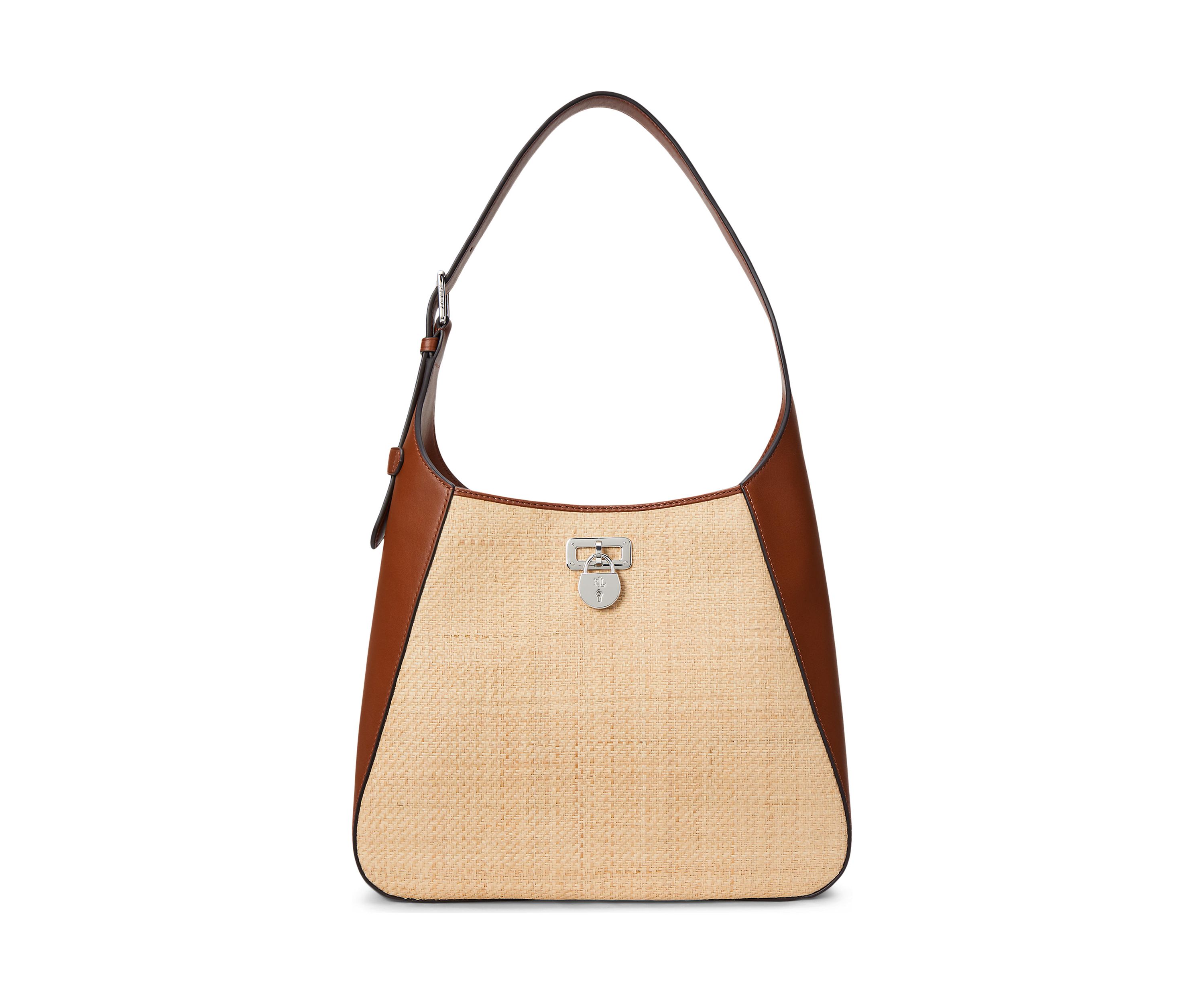 Raffia Large Tanner Shoulder Bag