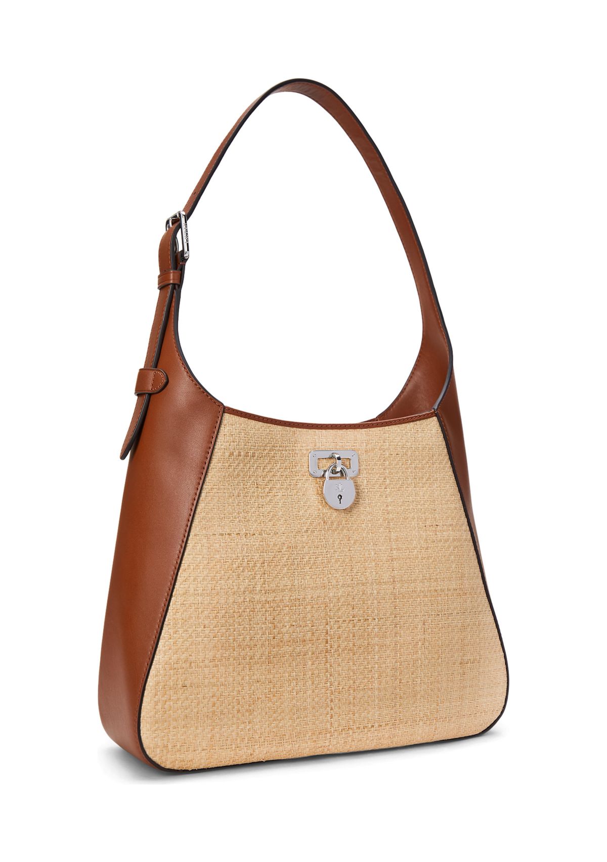 Raffia Large Tanner Shoulder Bag