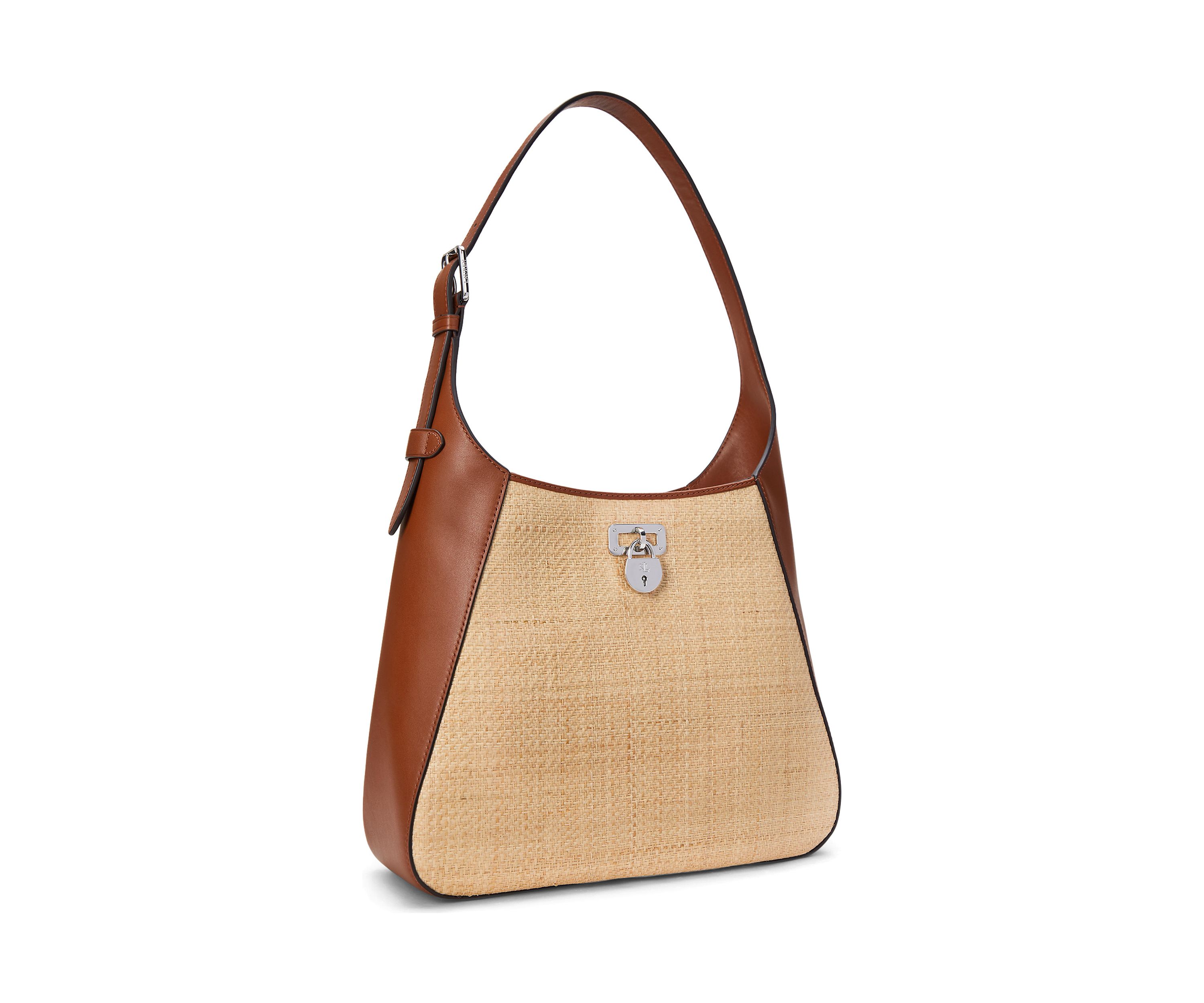 Raffia Large Tanner Shoulder Bag