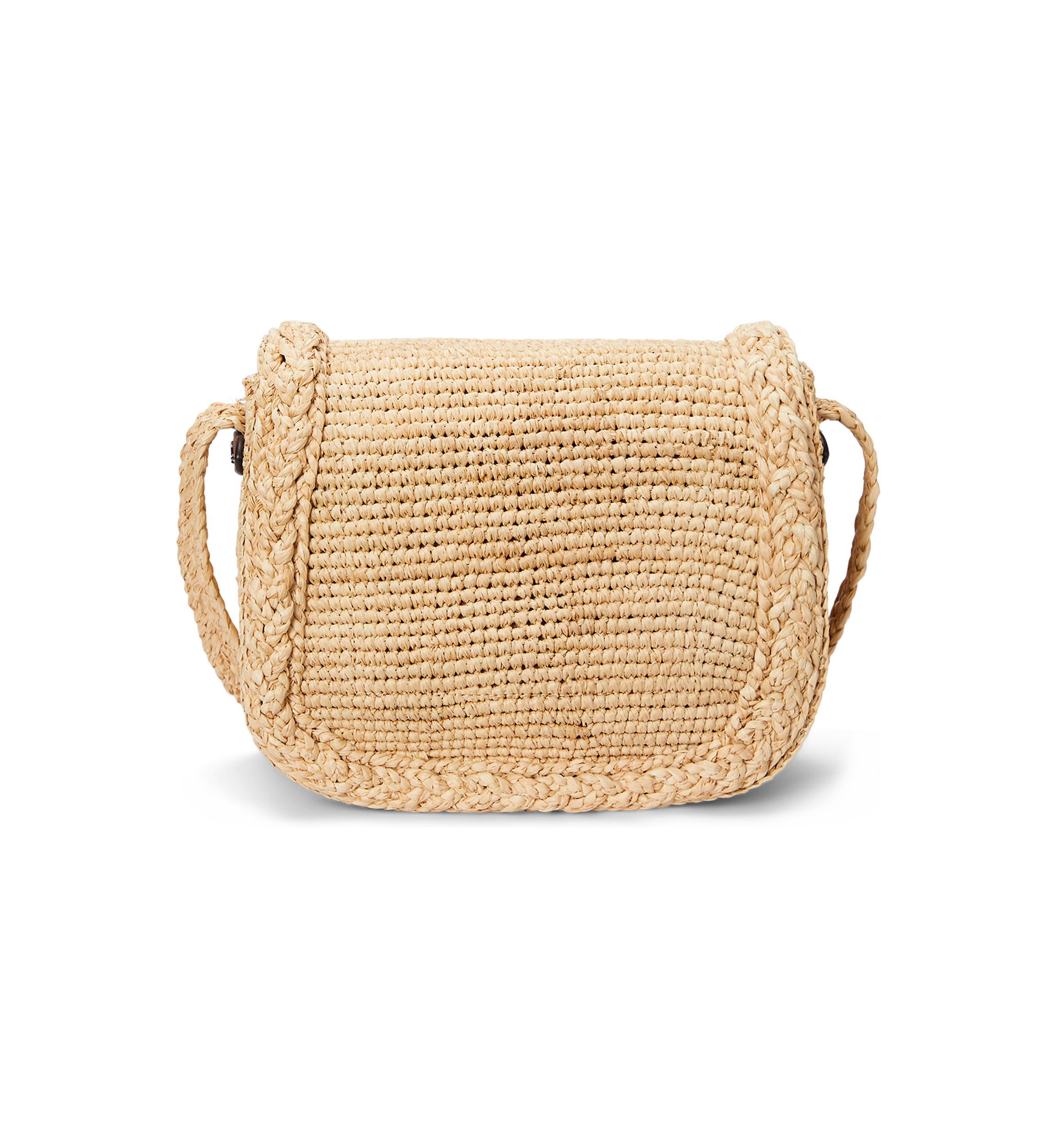Raffia Medium Colbie Messenger Crossbody