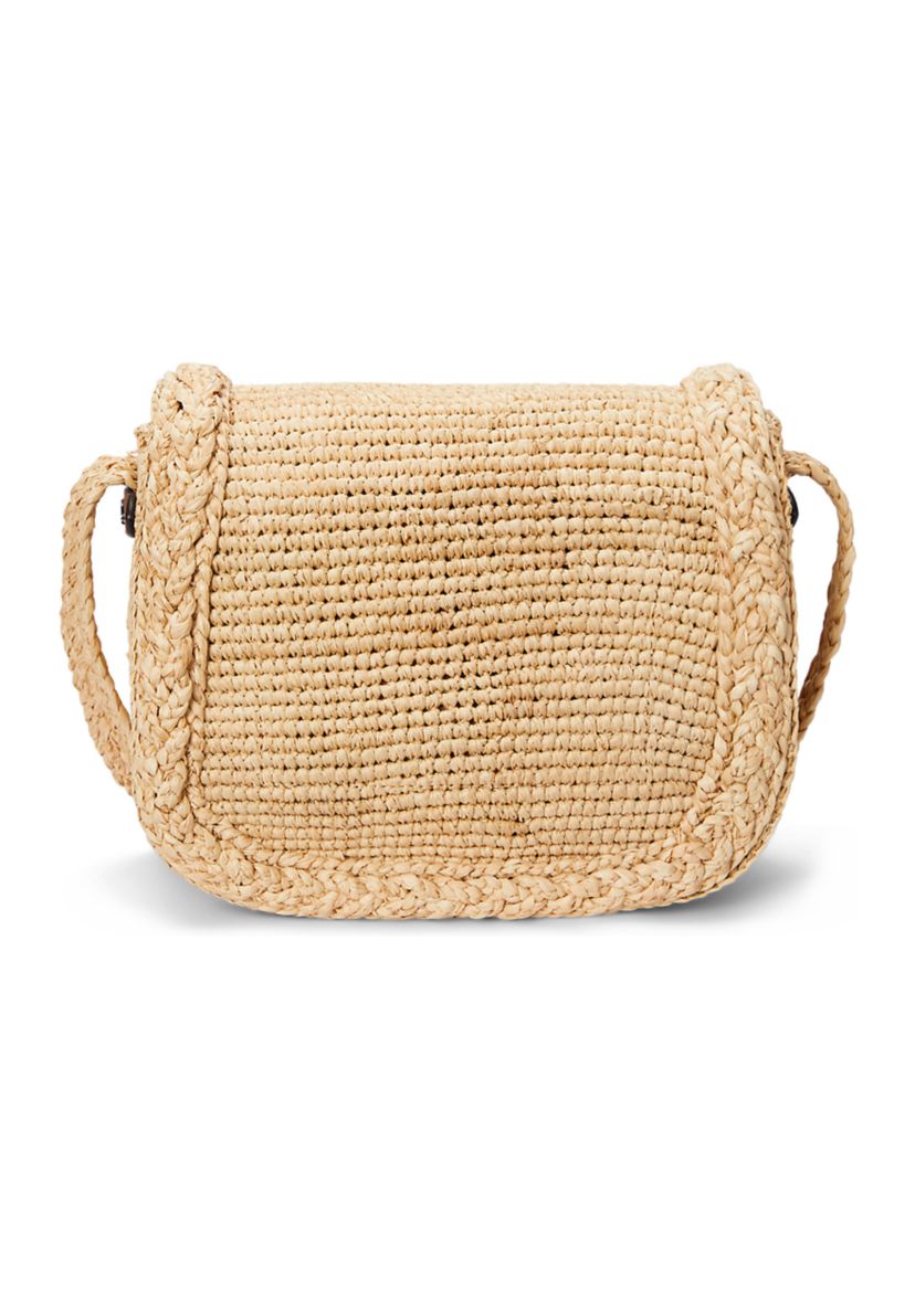 Raffia Medium Colbie Messenger Crossbody